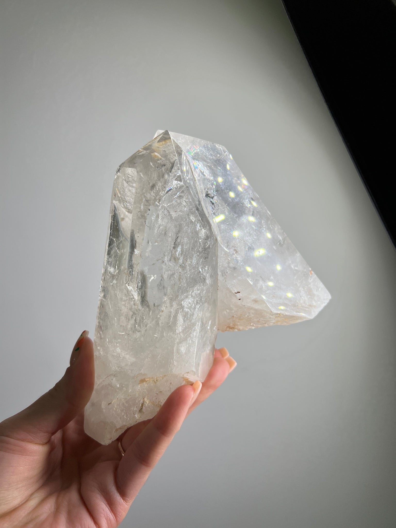 Clear Quartz Twin Tower