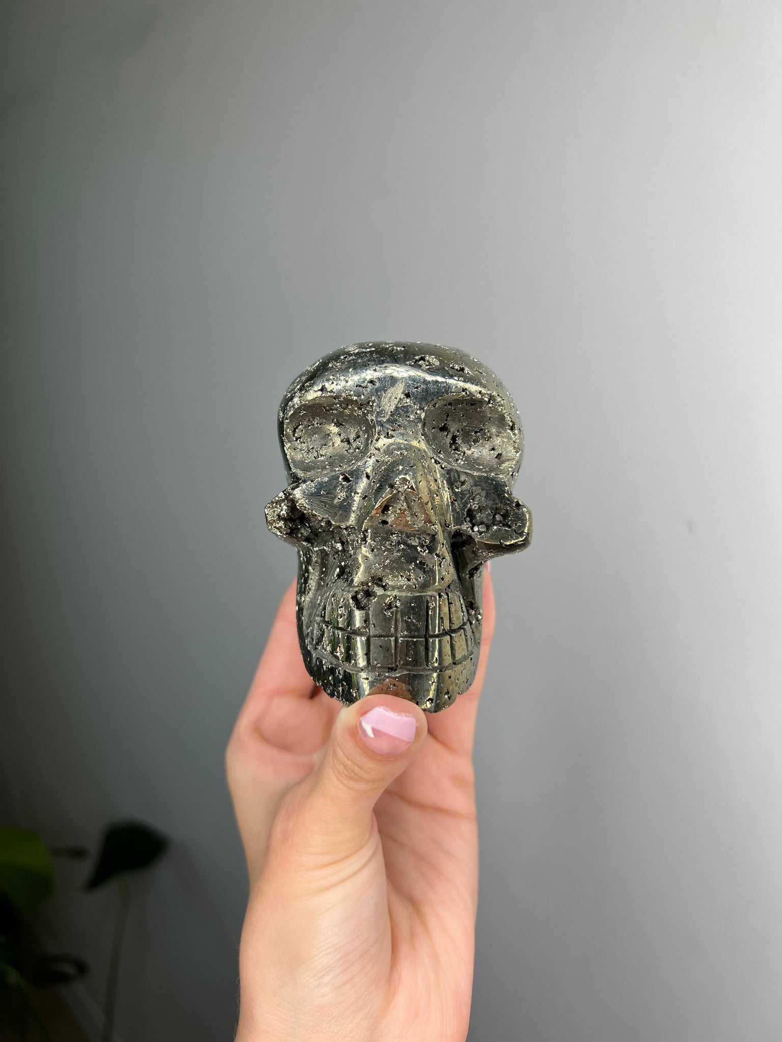 Pyrite Skull