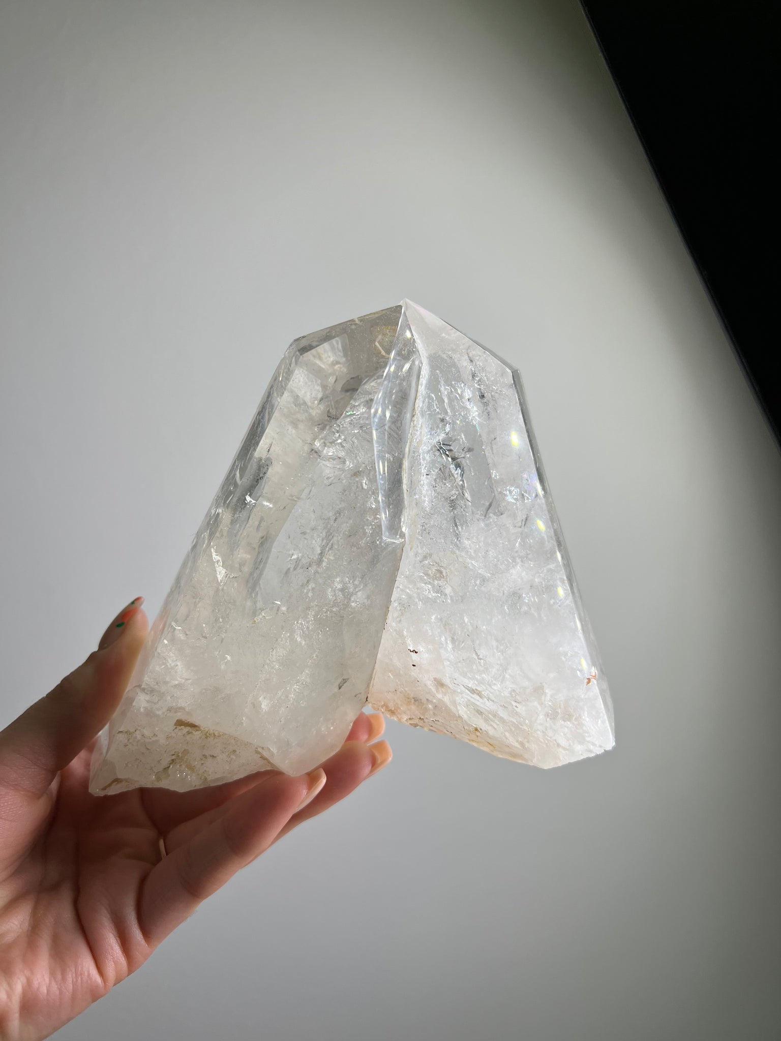 Clear Quartz Twin Tower