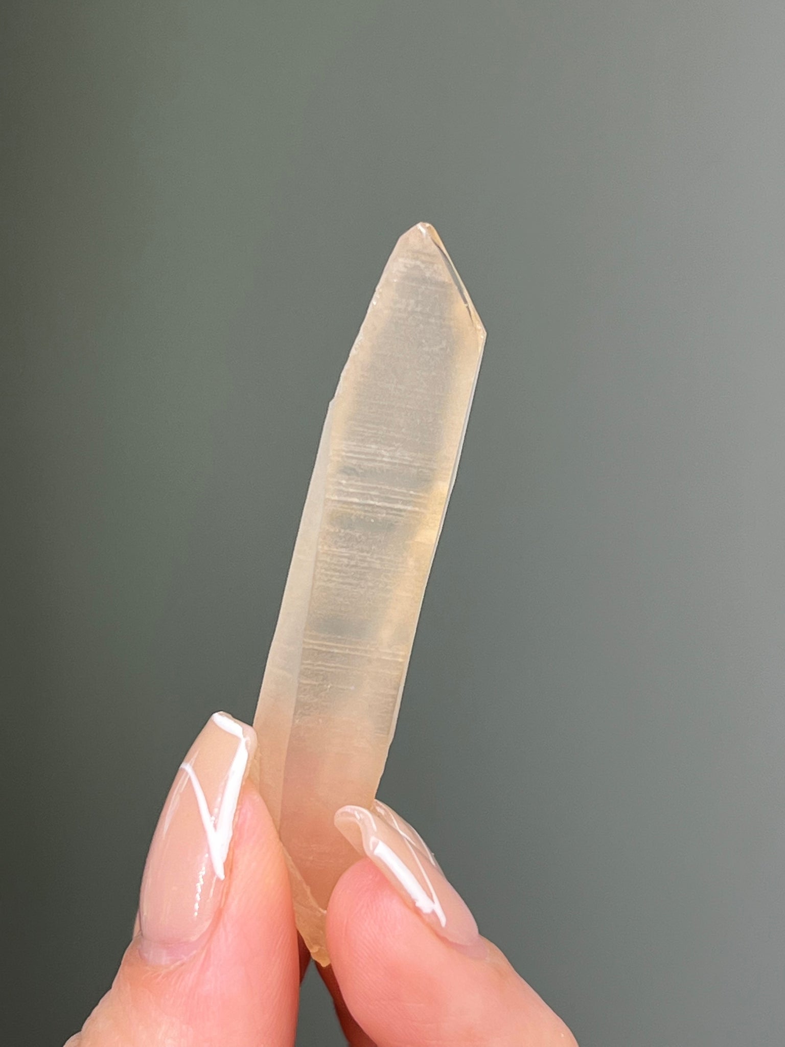 Tangerine Quartz Natural Point