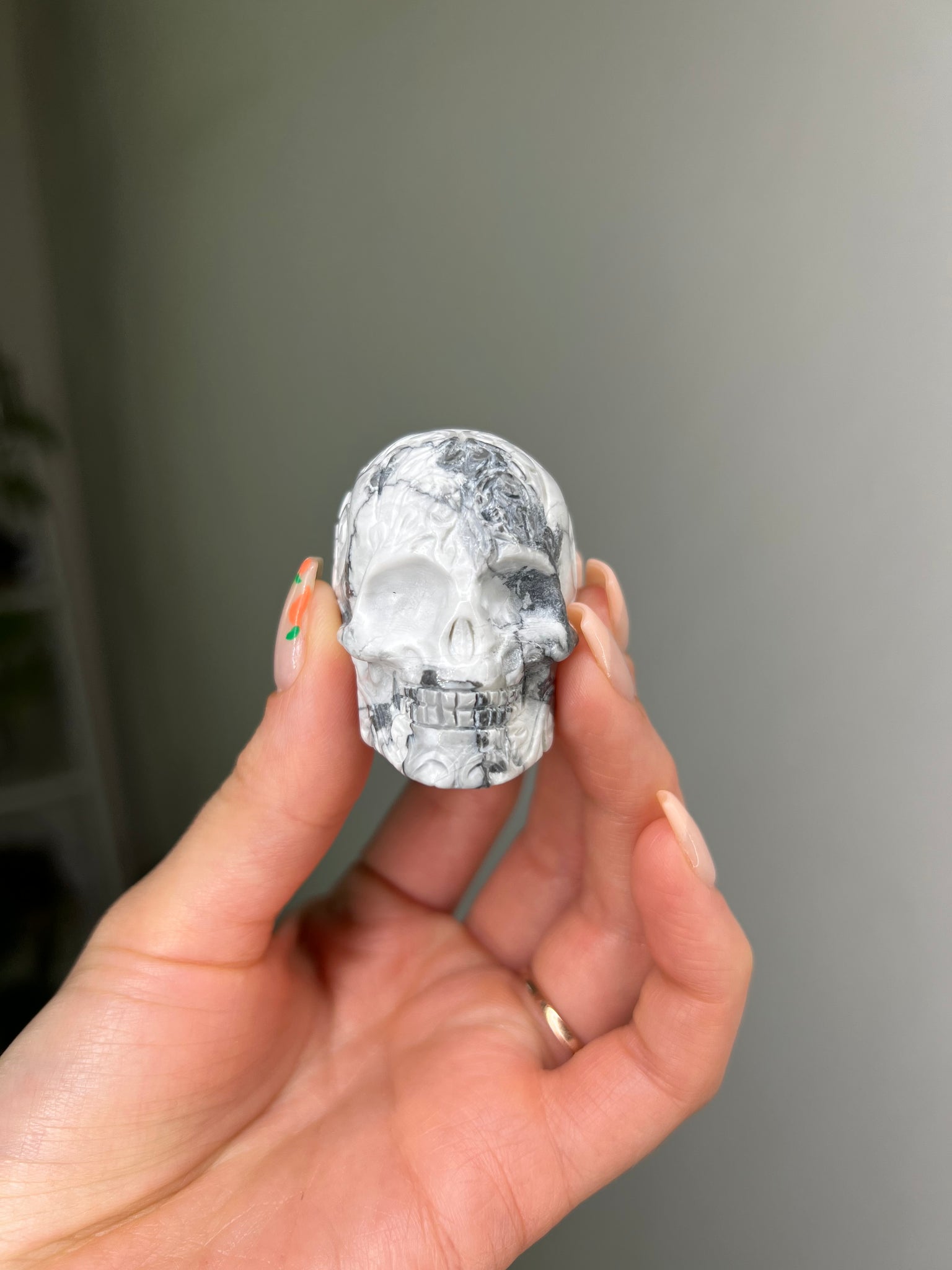 Howlite Sugar Skull