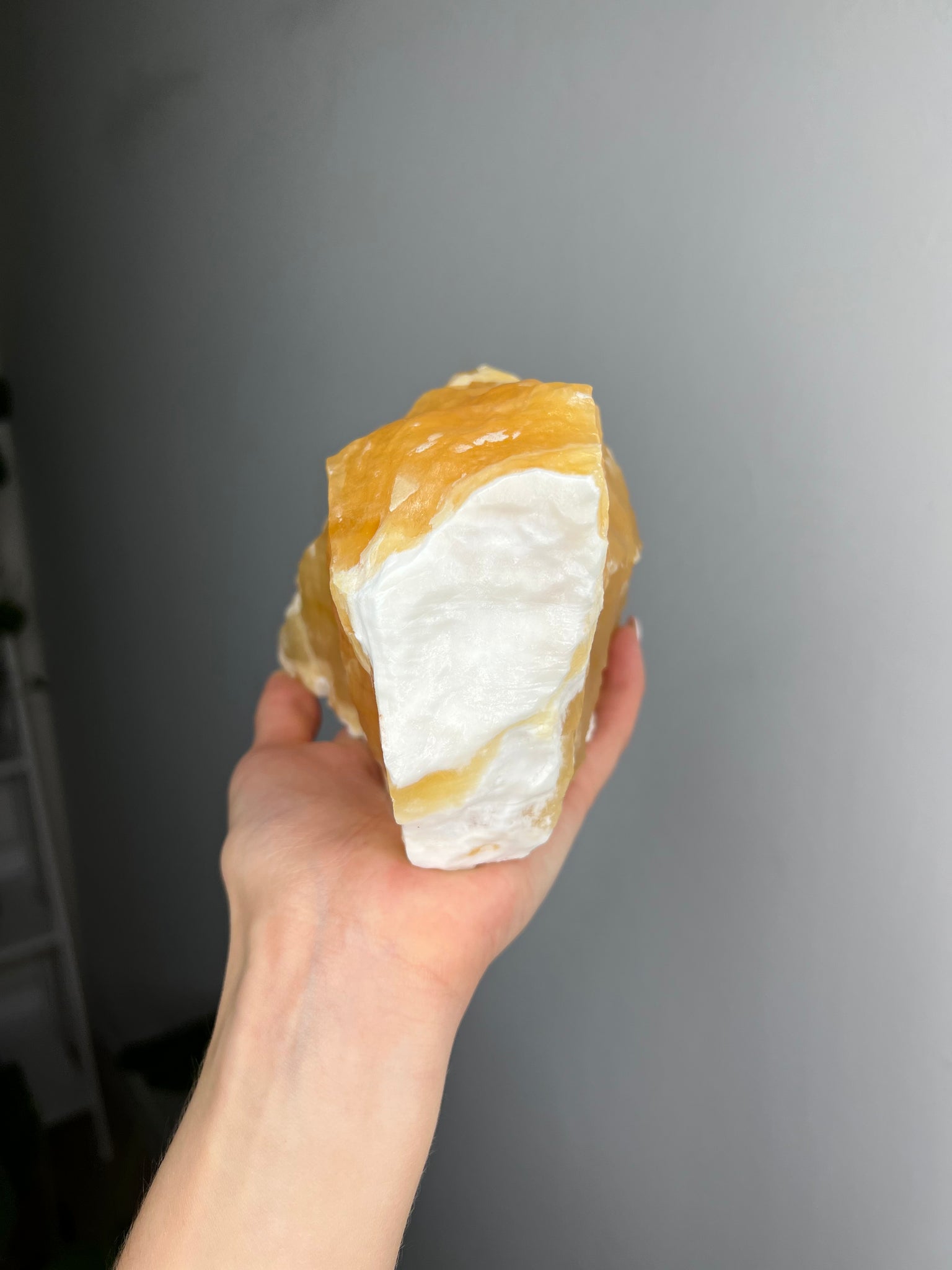 Orange Calcite Chunk