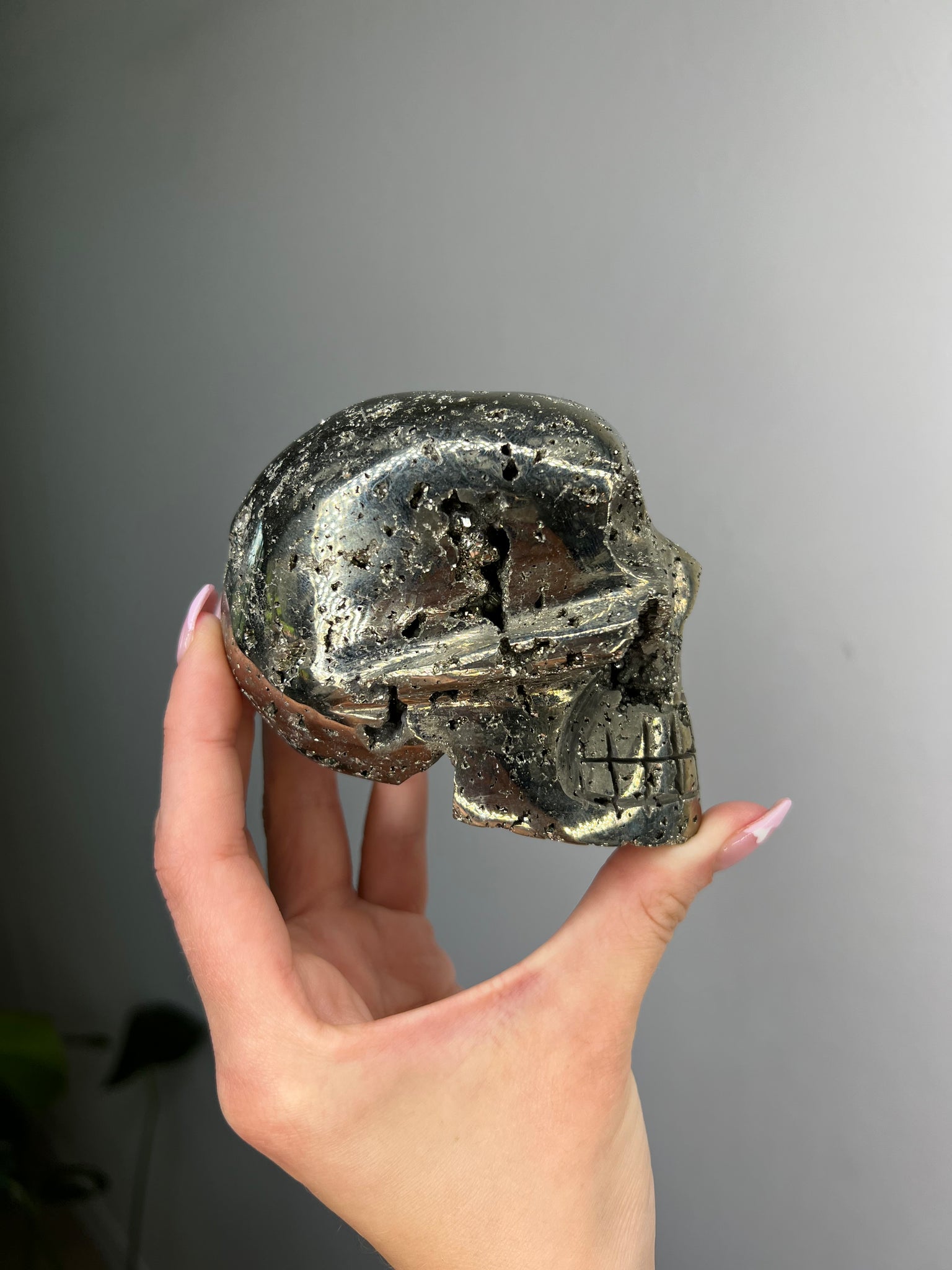 Pyrite Skull
