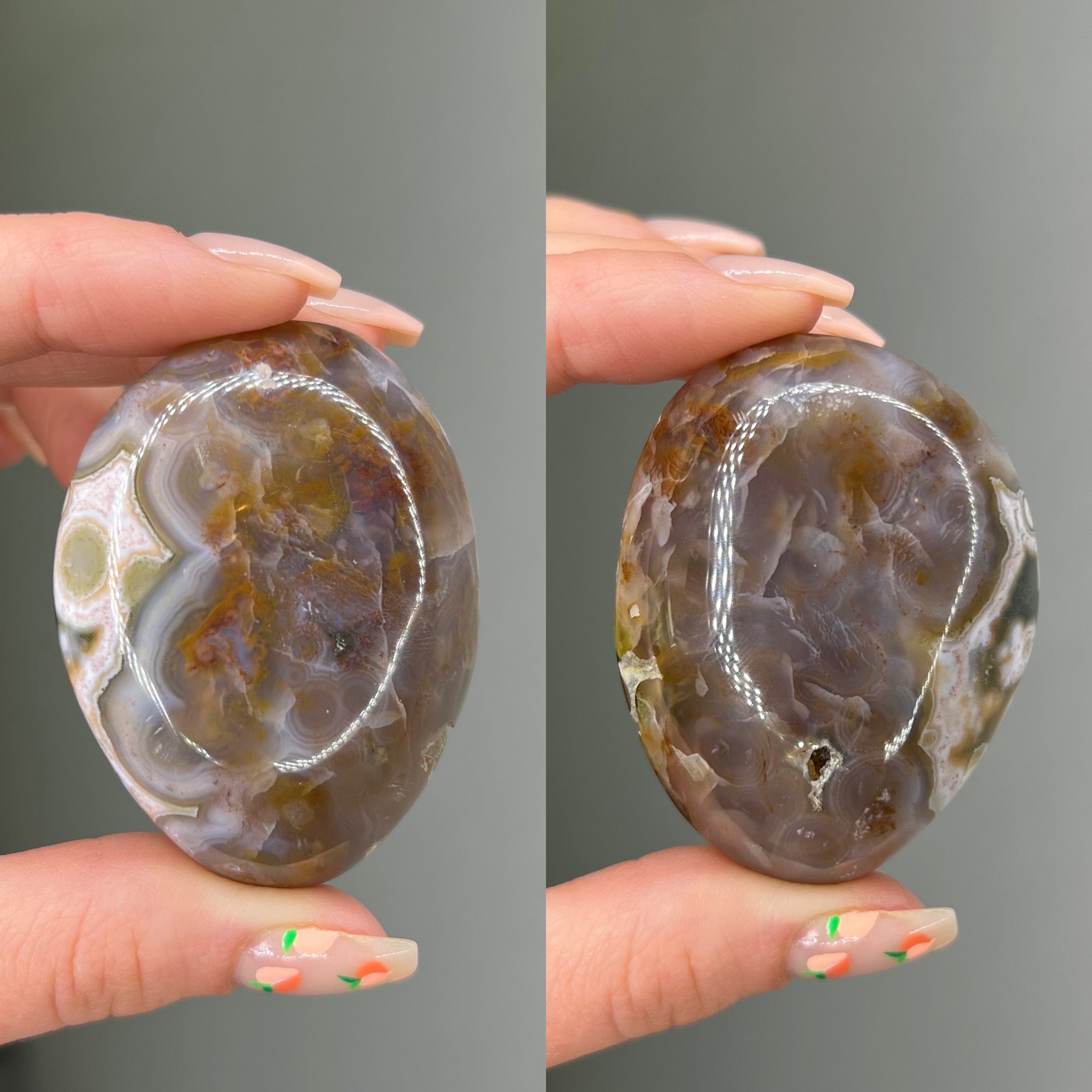 8th Vein Ocean Jasper Palmstone
