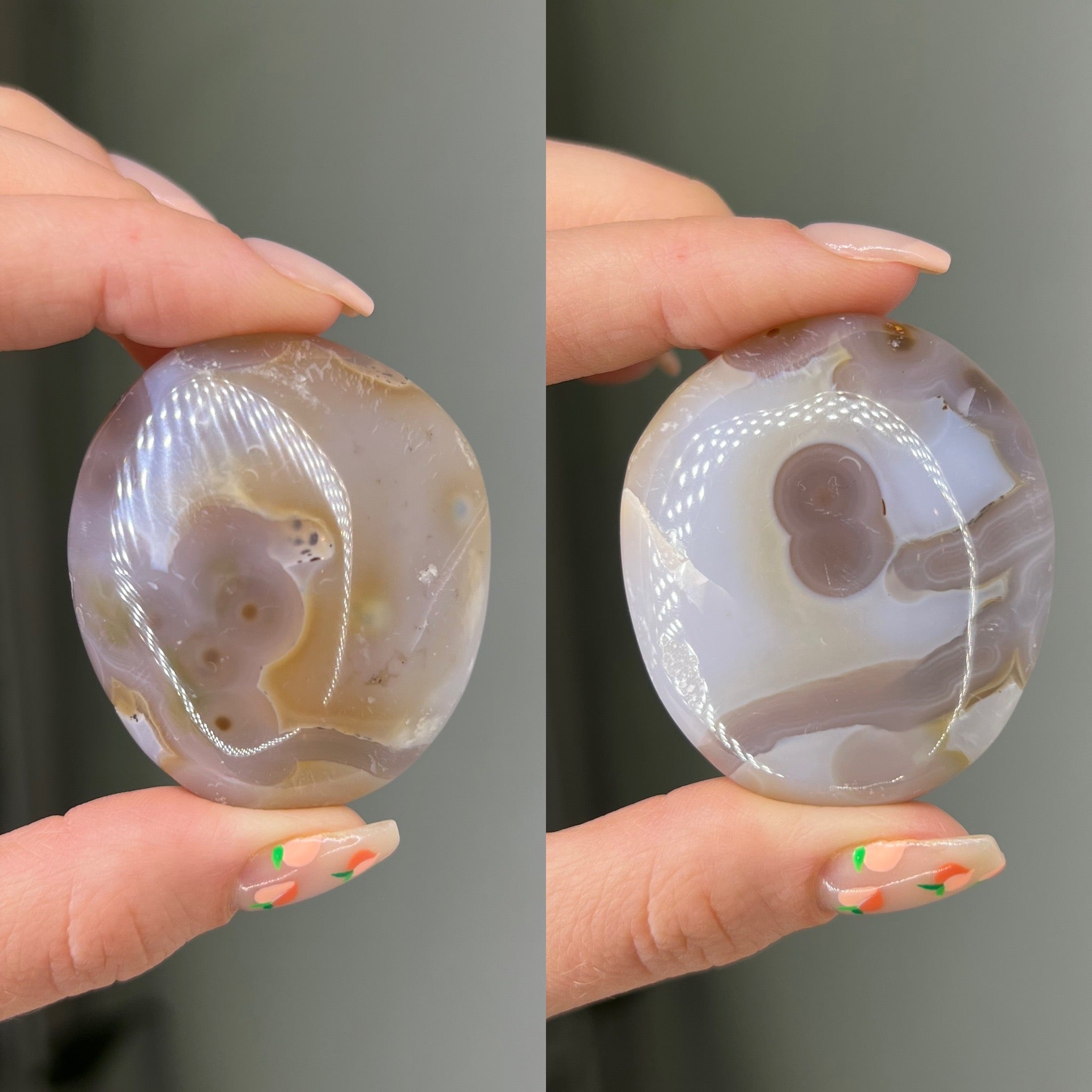 8th Vein Ocean Jasper Palmstone