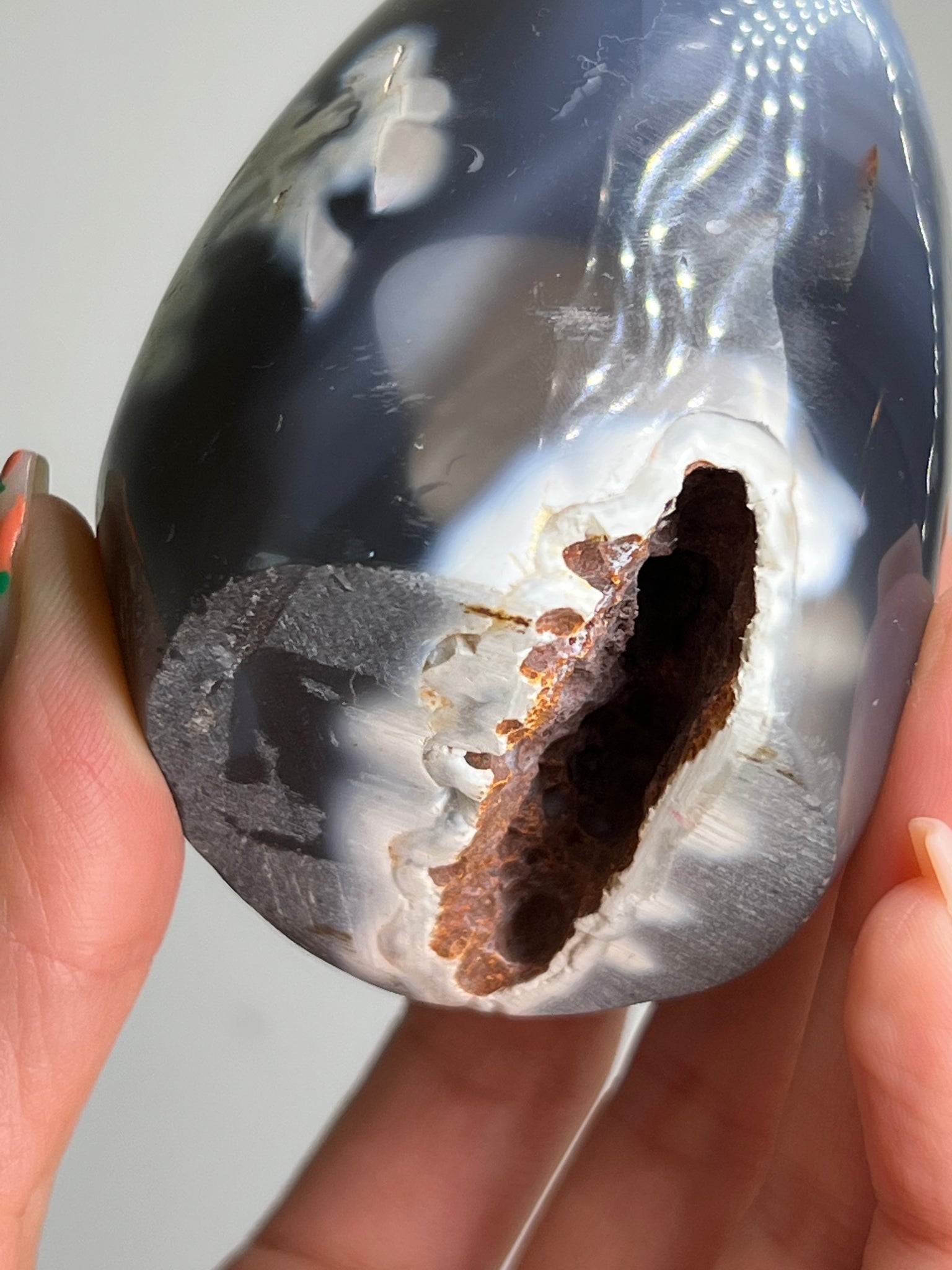Orca Agate Freeform