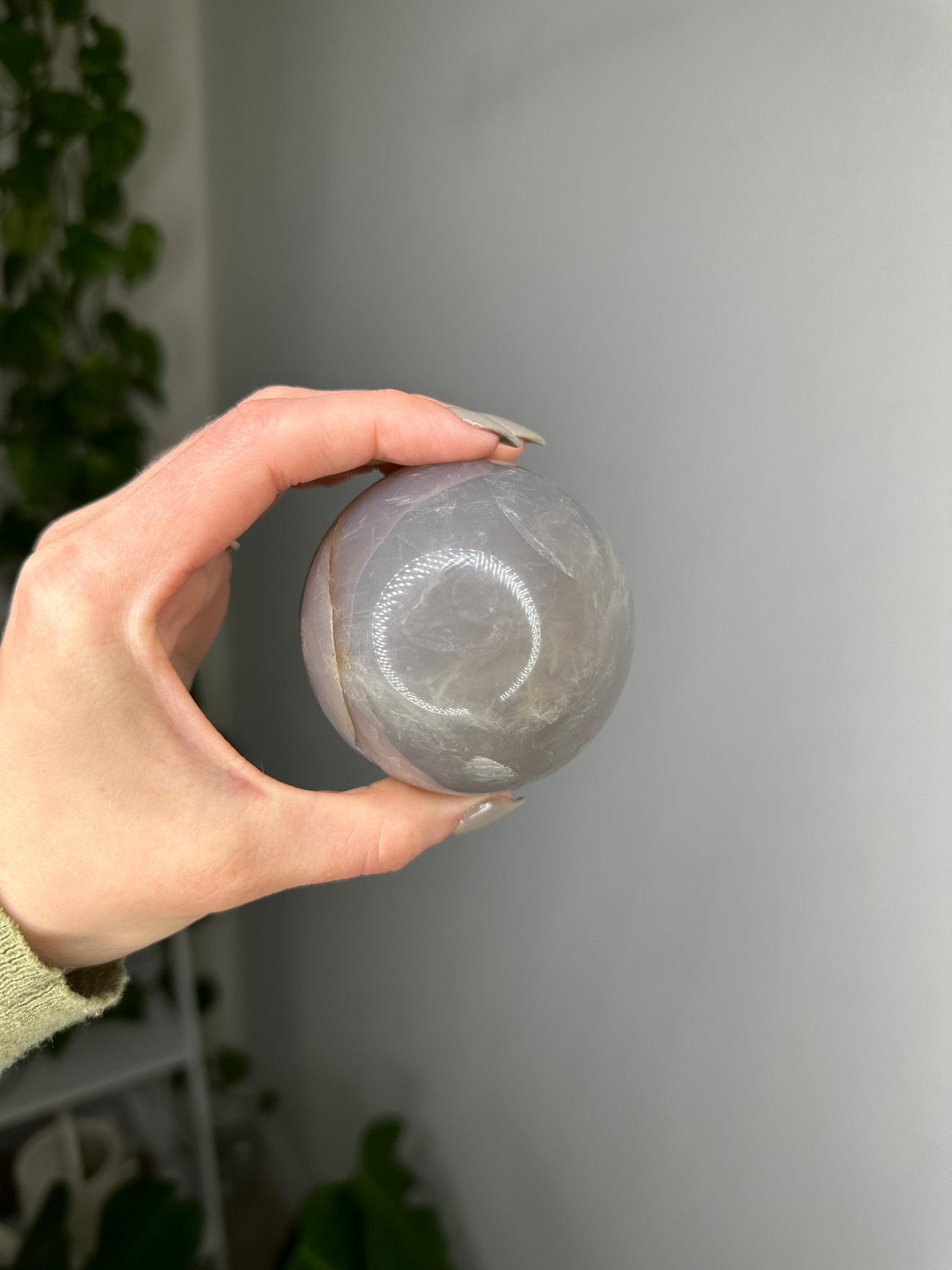 Blue Rose Quartz Sphere