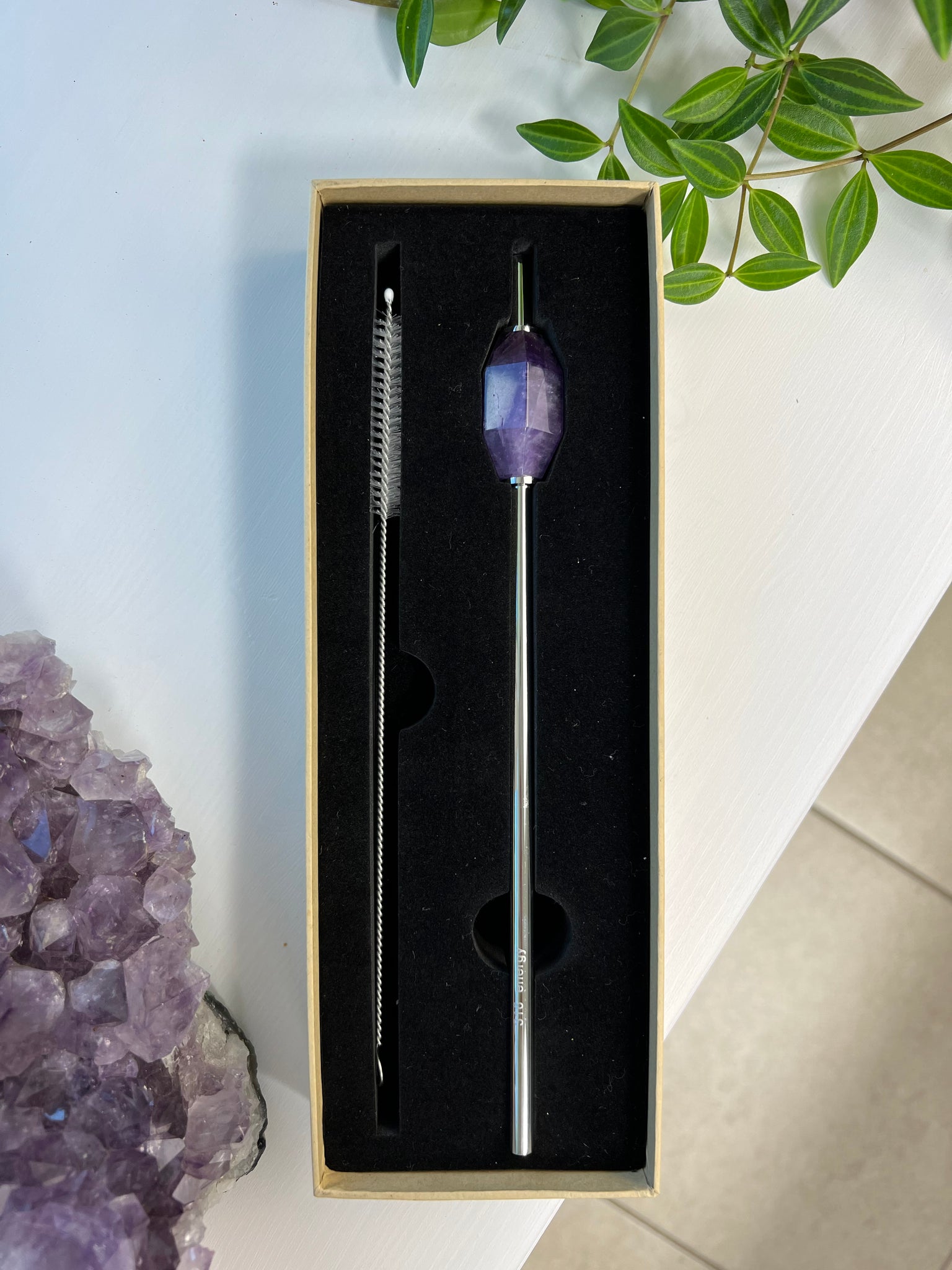 Amethyst Elixir Straw