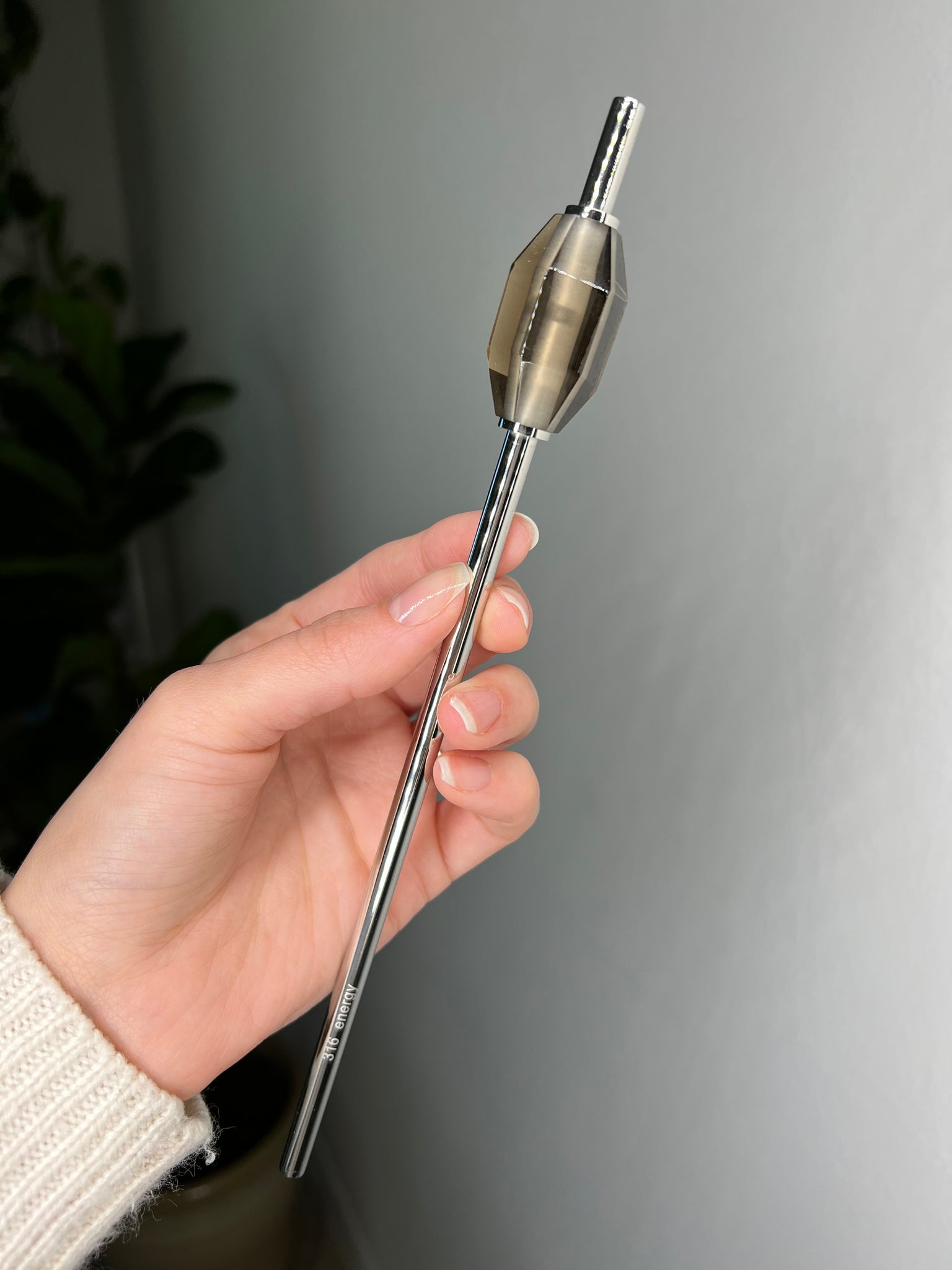 Smoky Quartz Elixir Straw