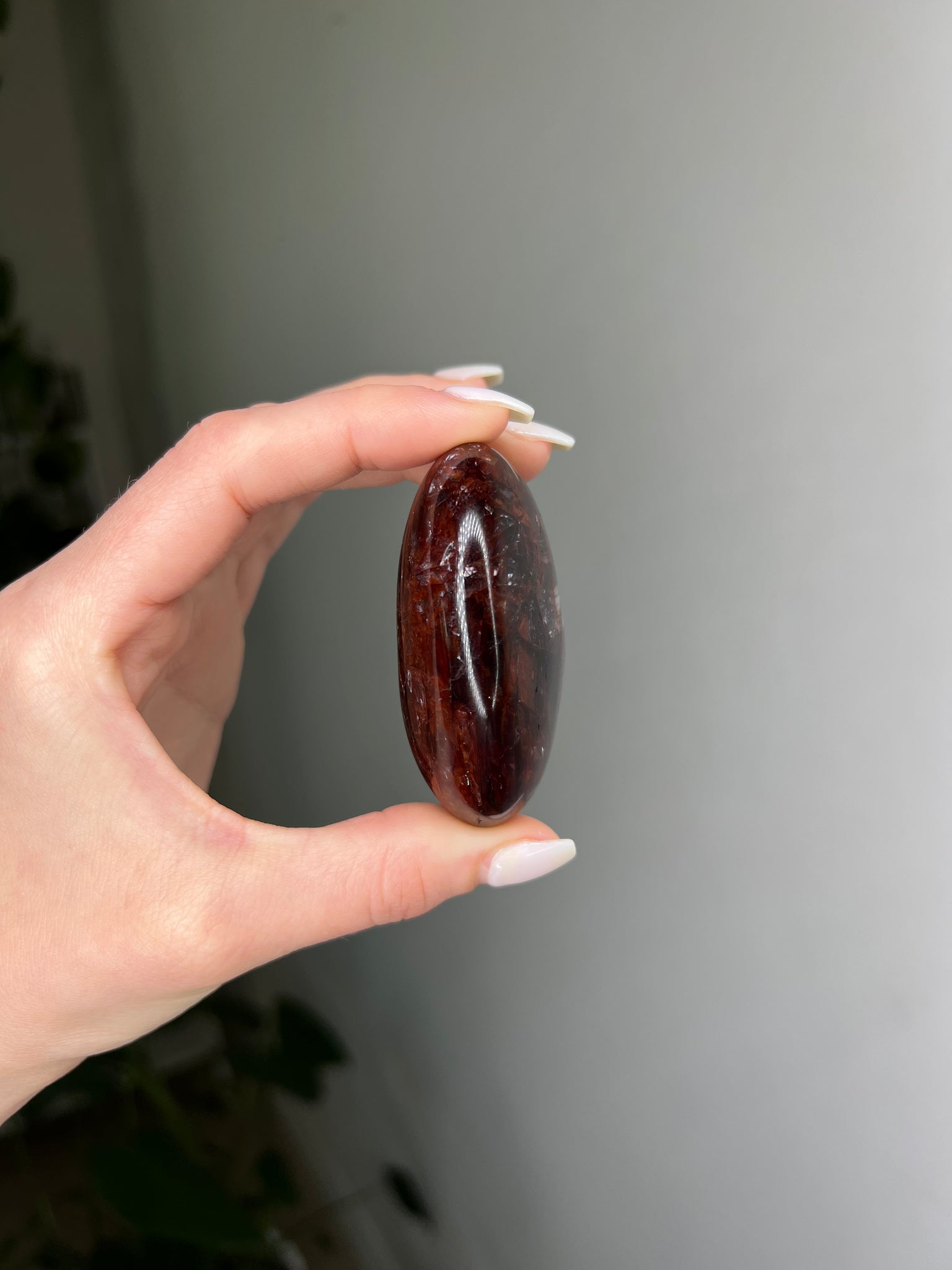 Fire Quartz Palmstone