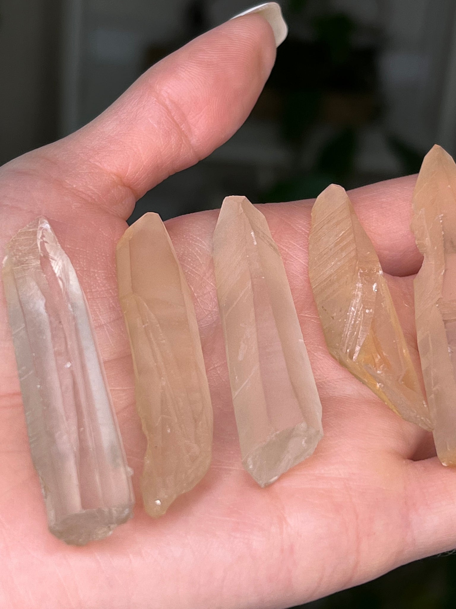 Tangerine Quartz Natural Point
