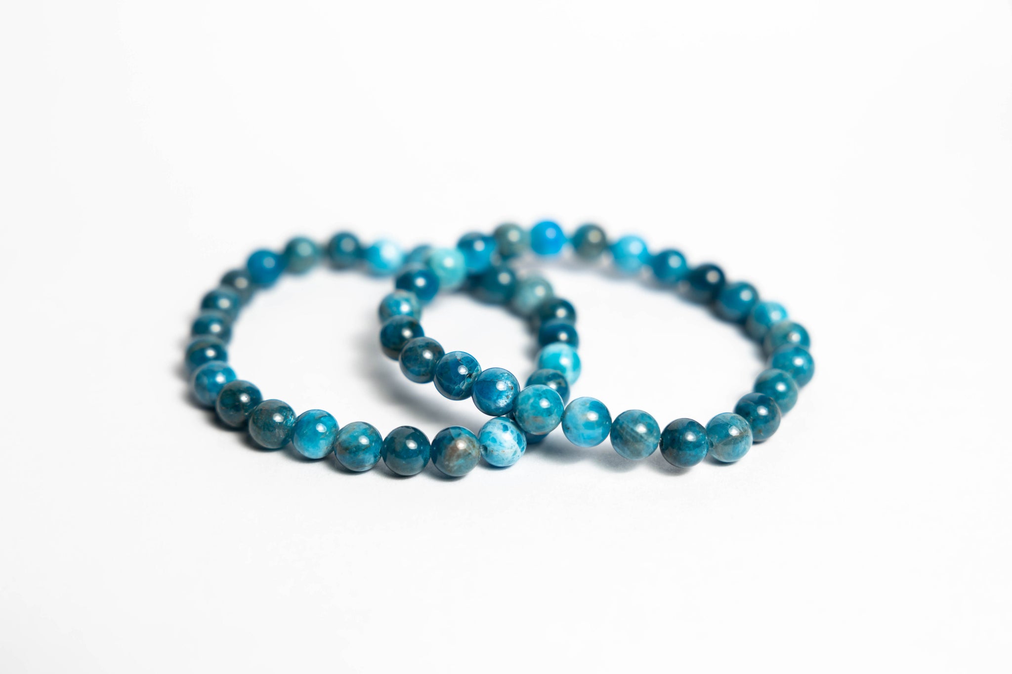 Blue Apatite Bracelet - 8mm - A