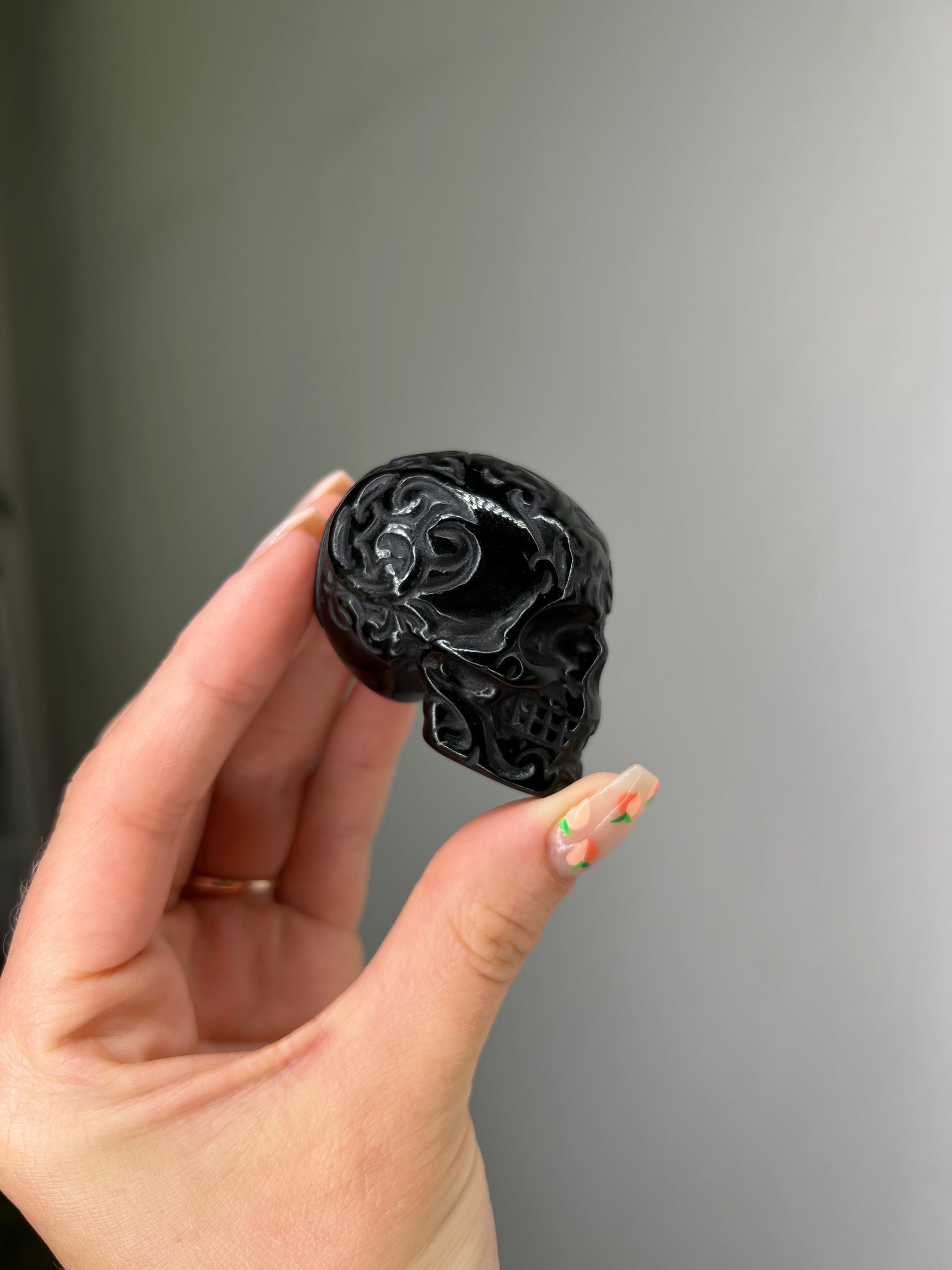 Obsidian Sugar Skull