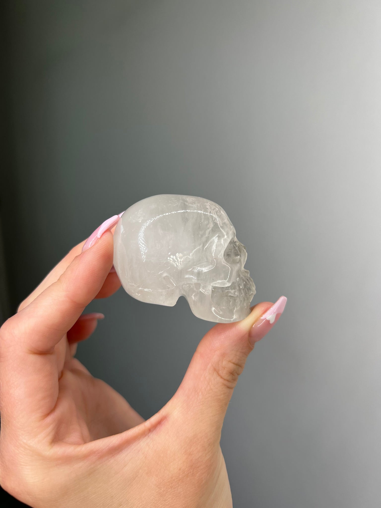 Clear Quartz Skull