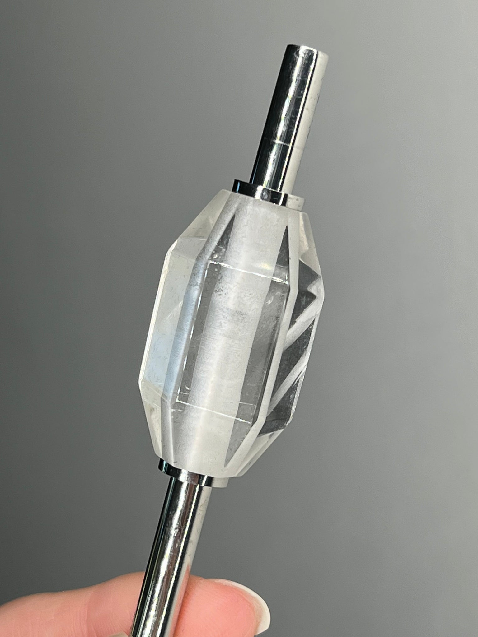 Clear Quartz Elixir Straw