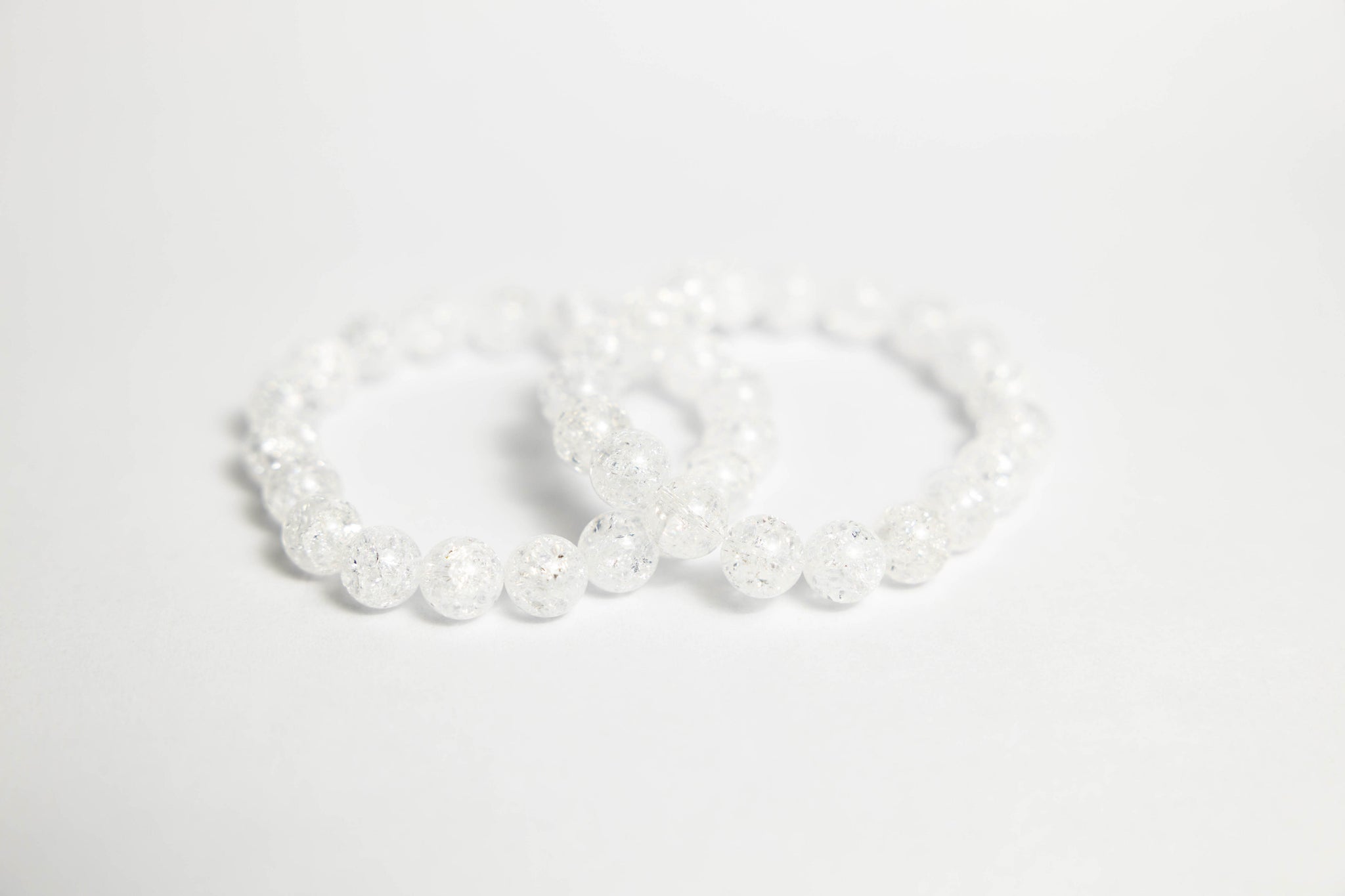 Crackle Quartz Bracelet - 10mm