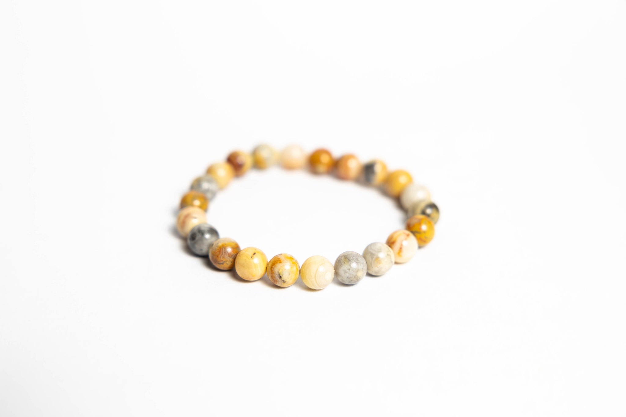 Crazy Laced Agate Bracelet - 8mm