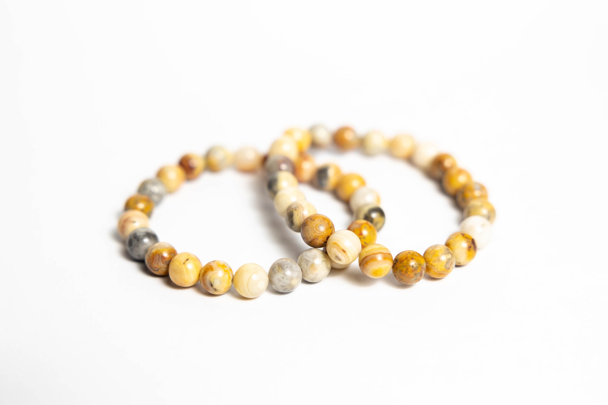 Crazy Laced Agate Bracelet - 8mm