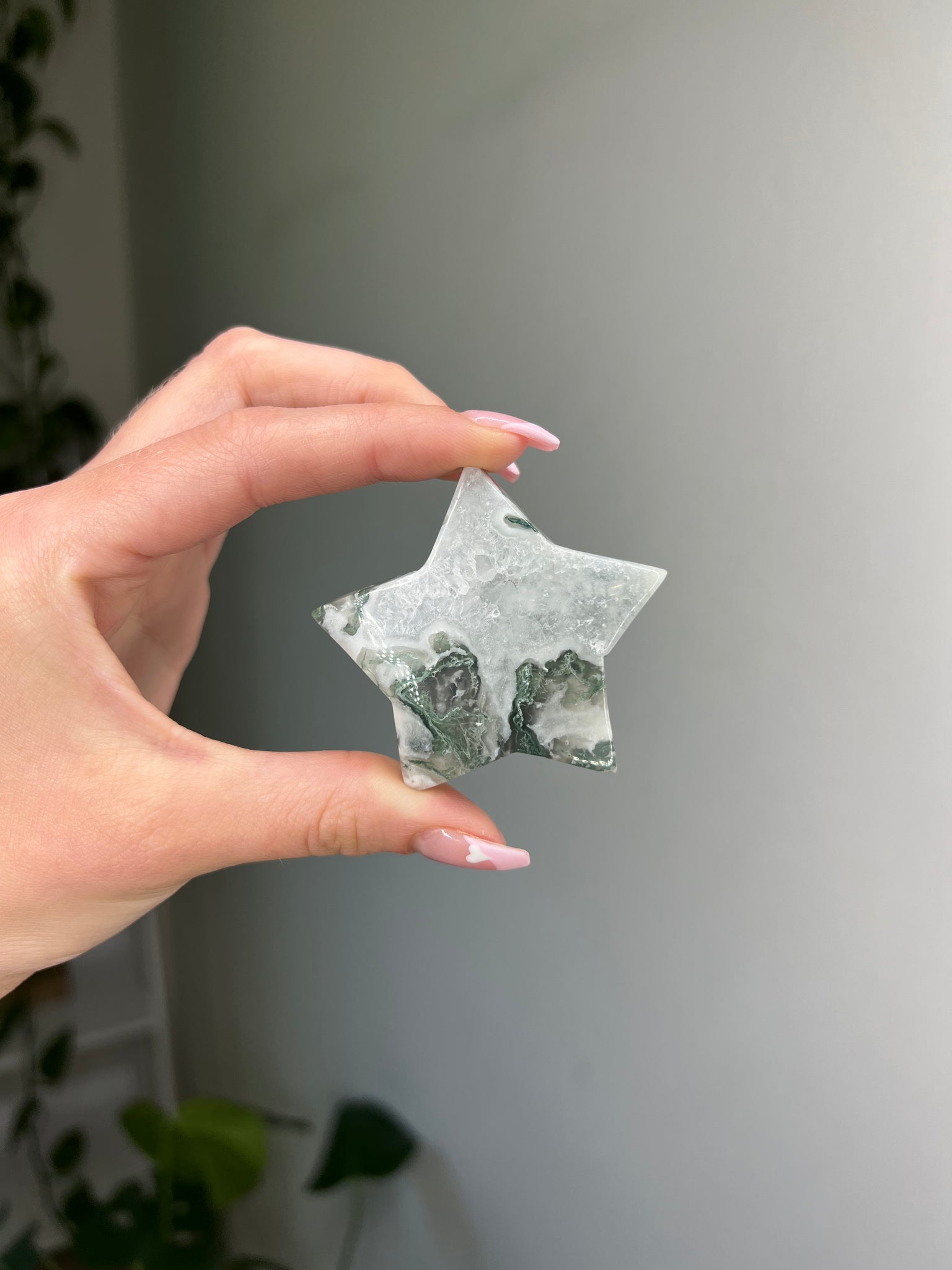 Moss Agate Star