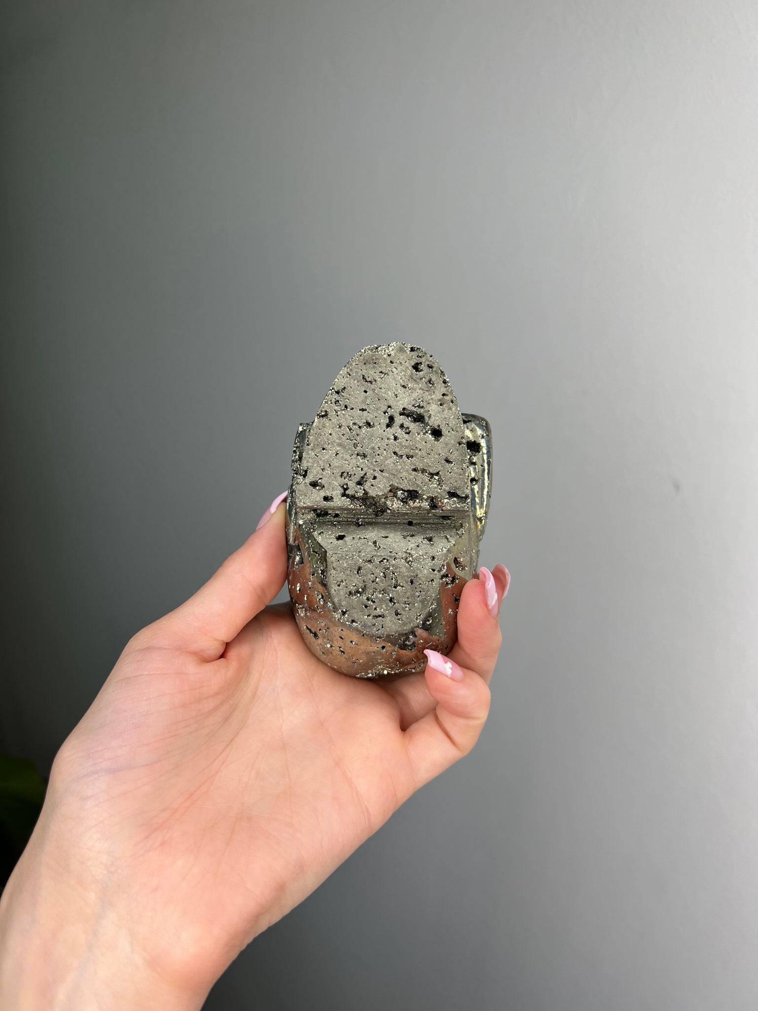 Pyrite Skull