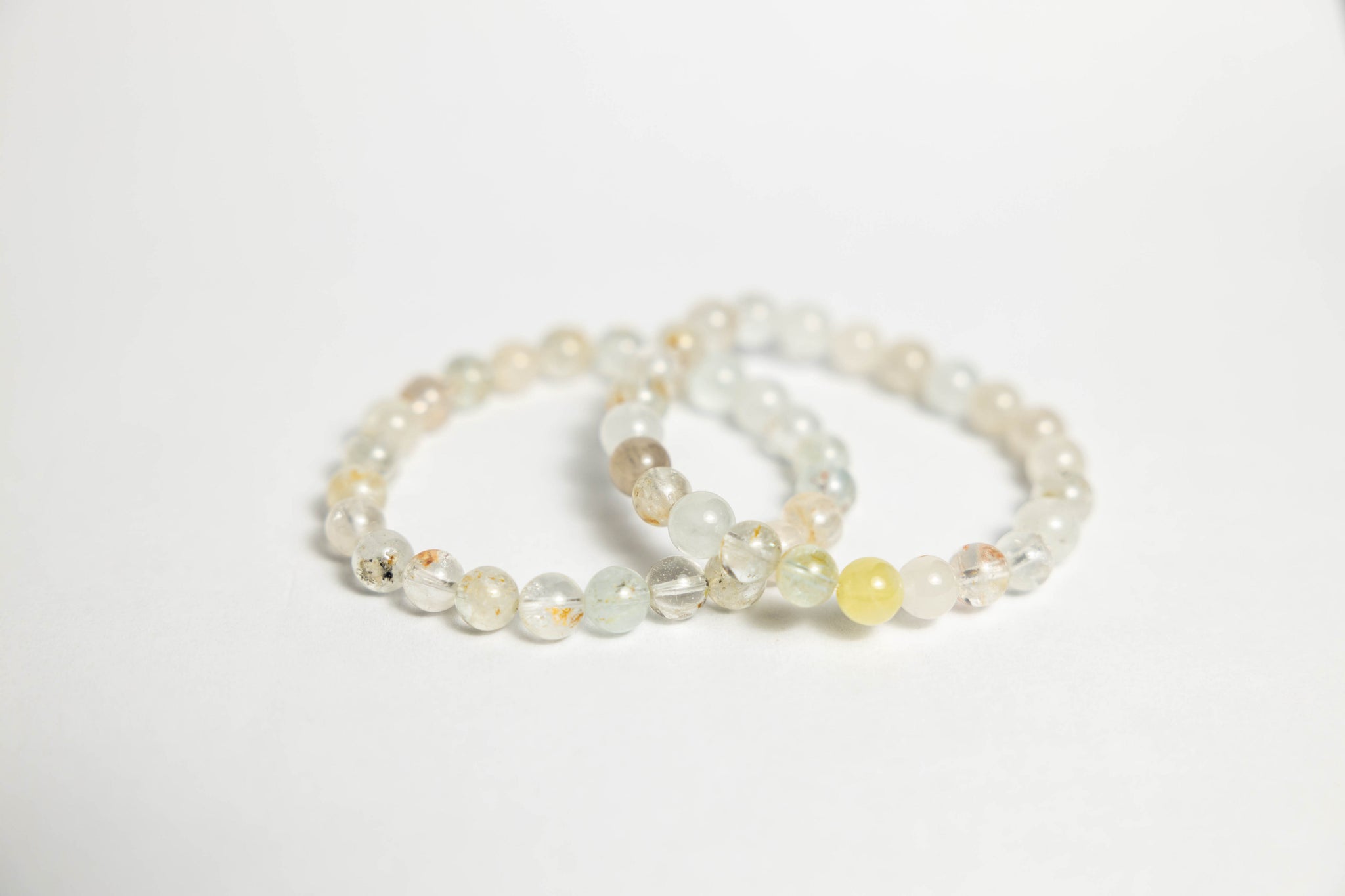 Dendritic Topaz Bracelet - 8mm