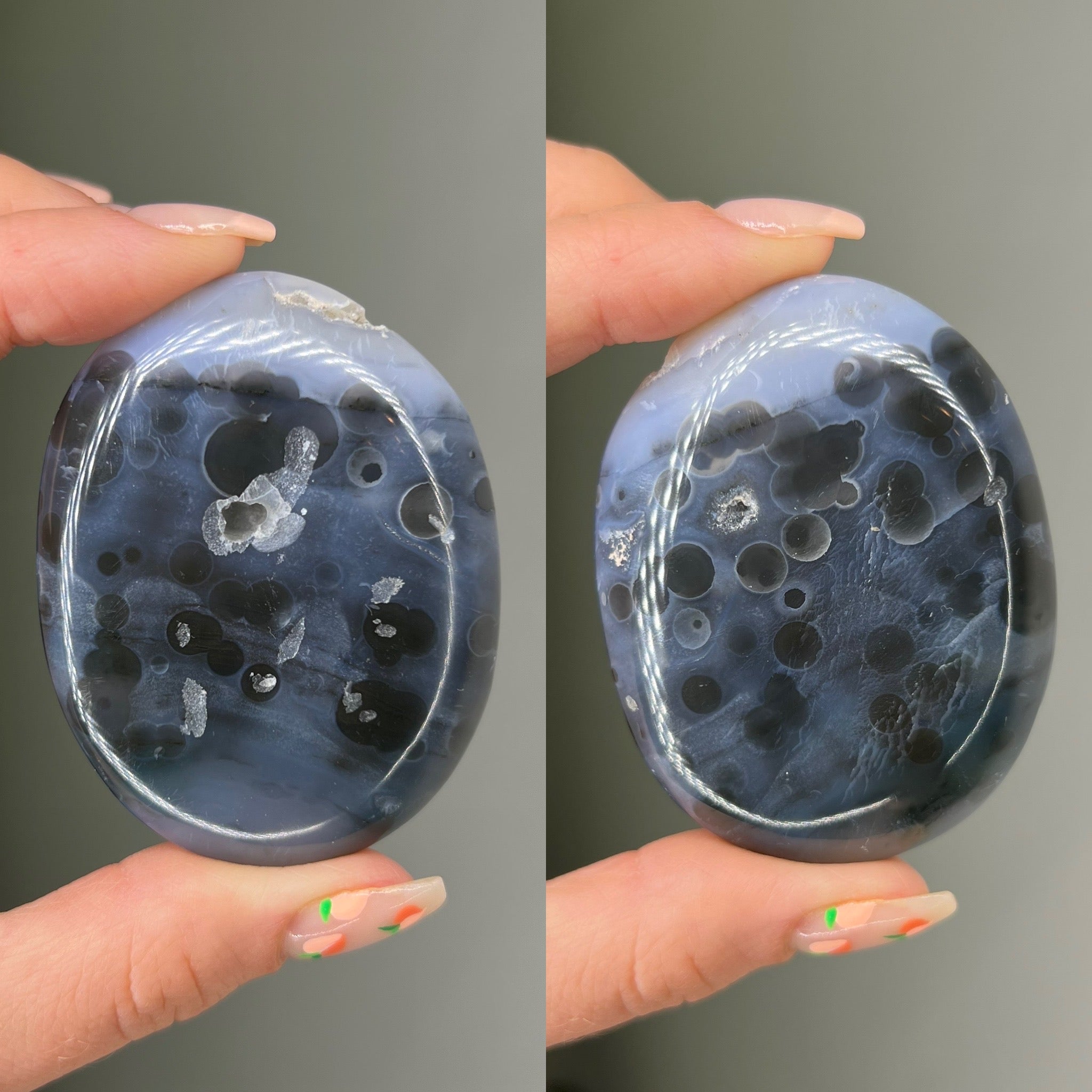 8th Vein Ocean Jasper Palmstone