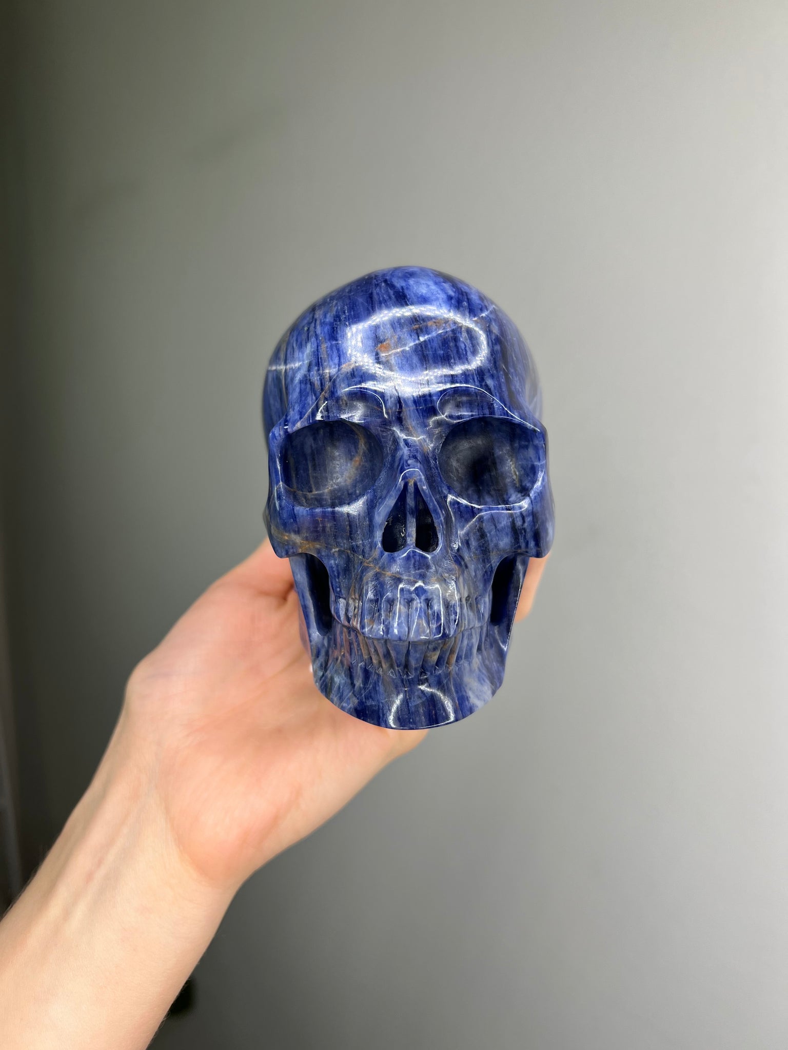 Sodalite Skull