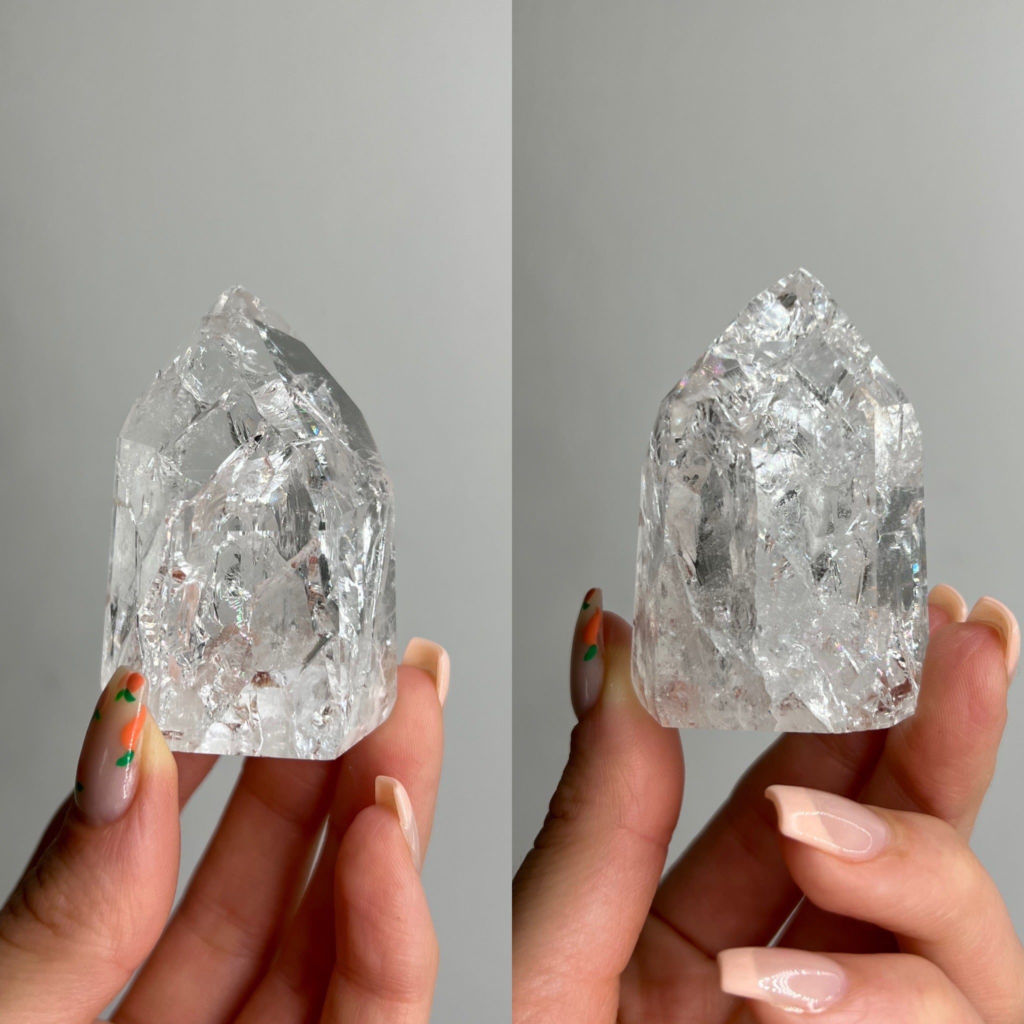 Crackle Quartz Tower