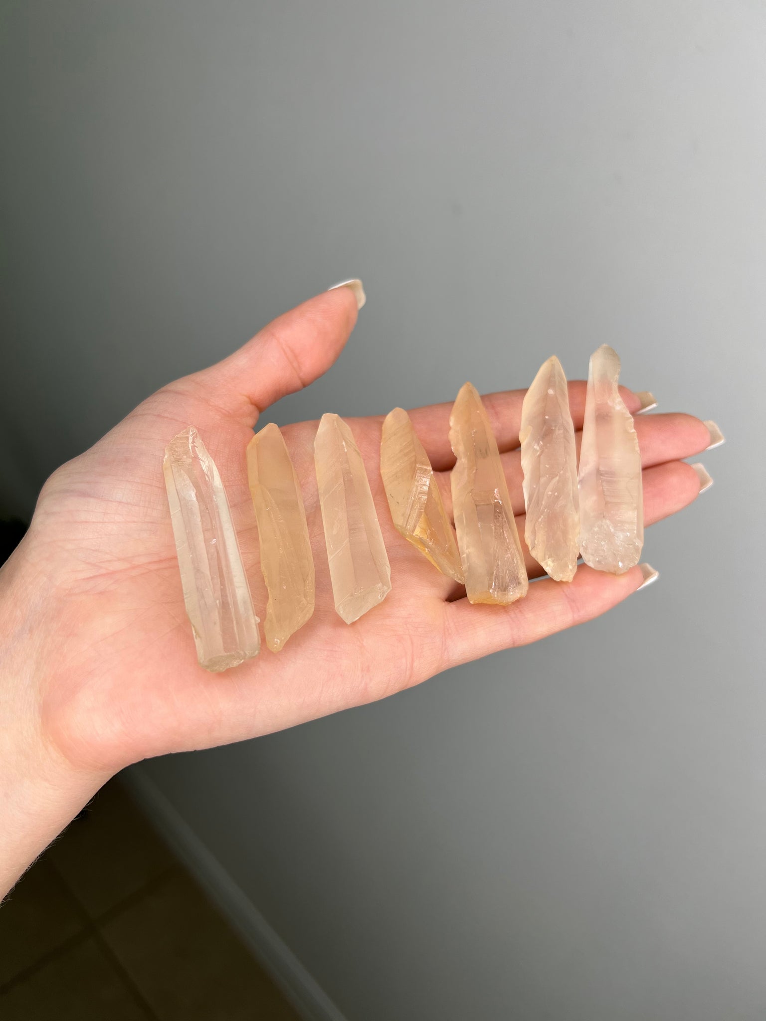 Tangerine Quartz Natural Point