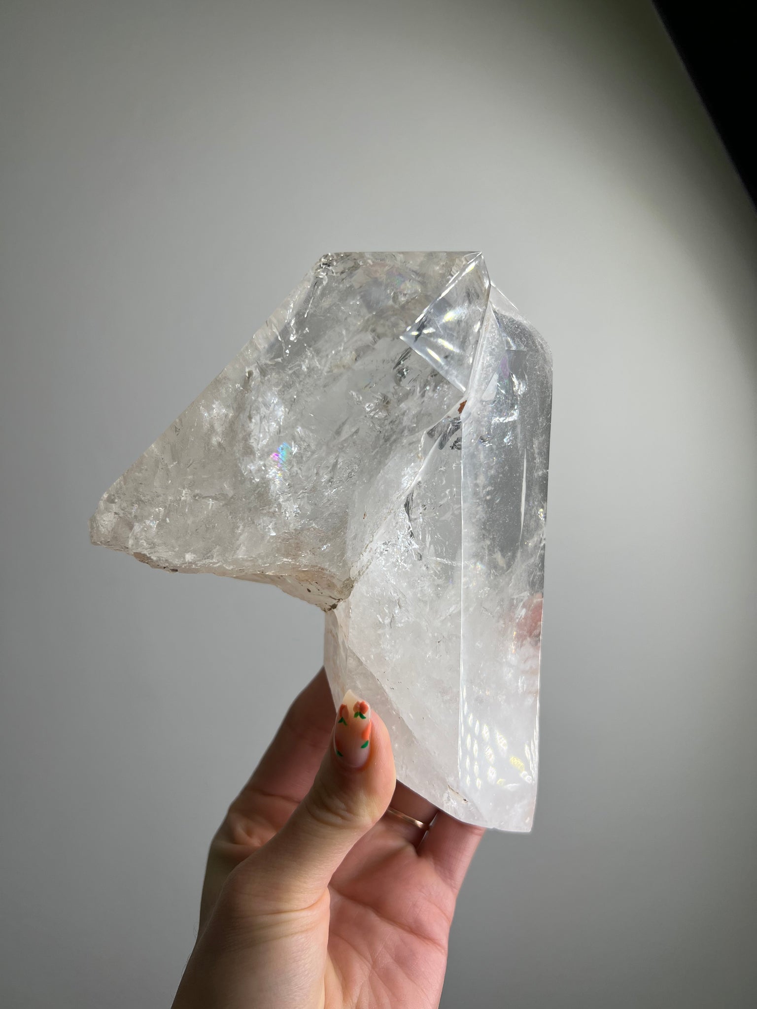 Clear Quartz Twin Tower