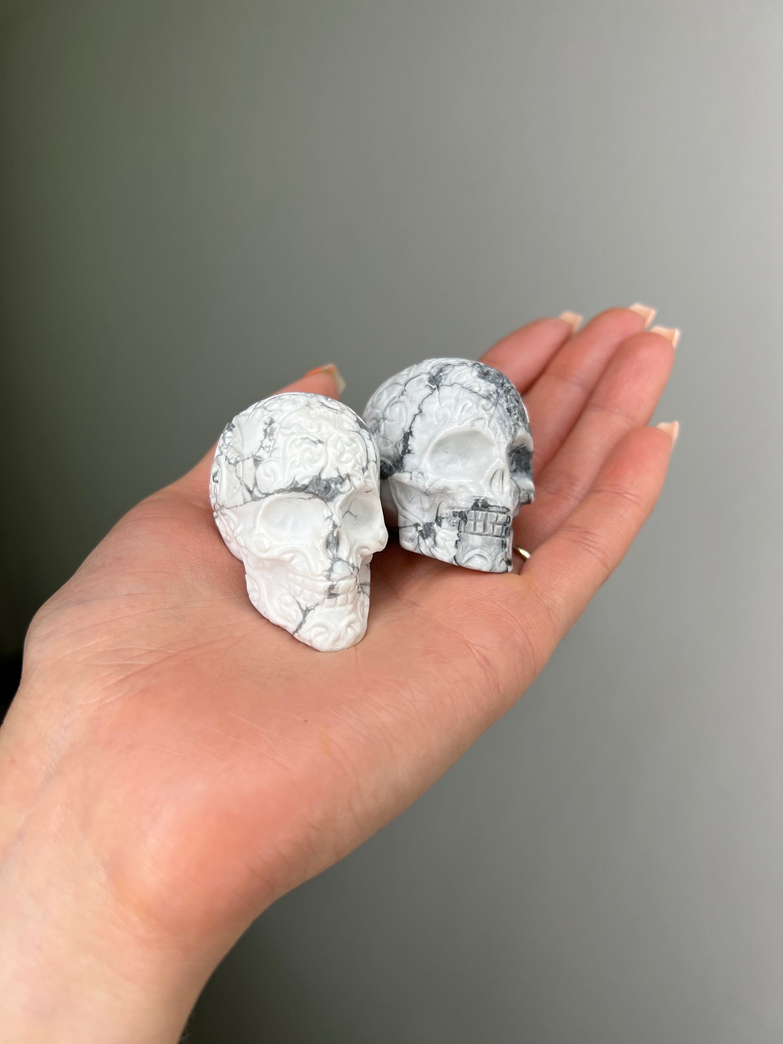 Howlite Sugar Skull