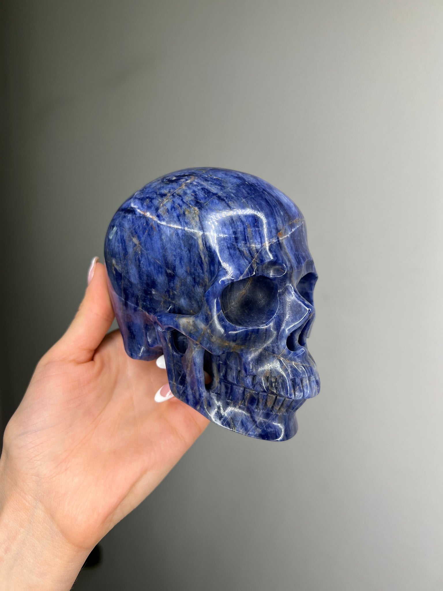 Sodalite Skull