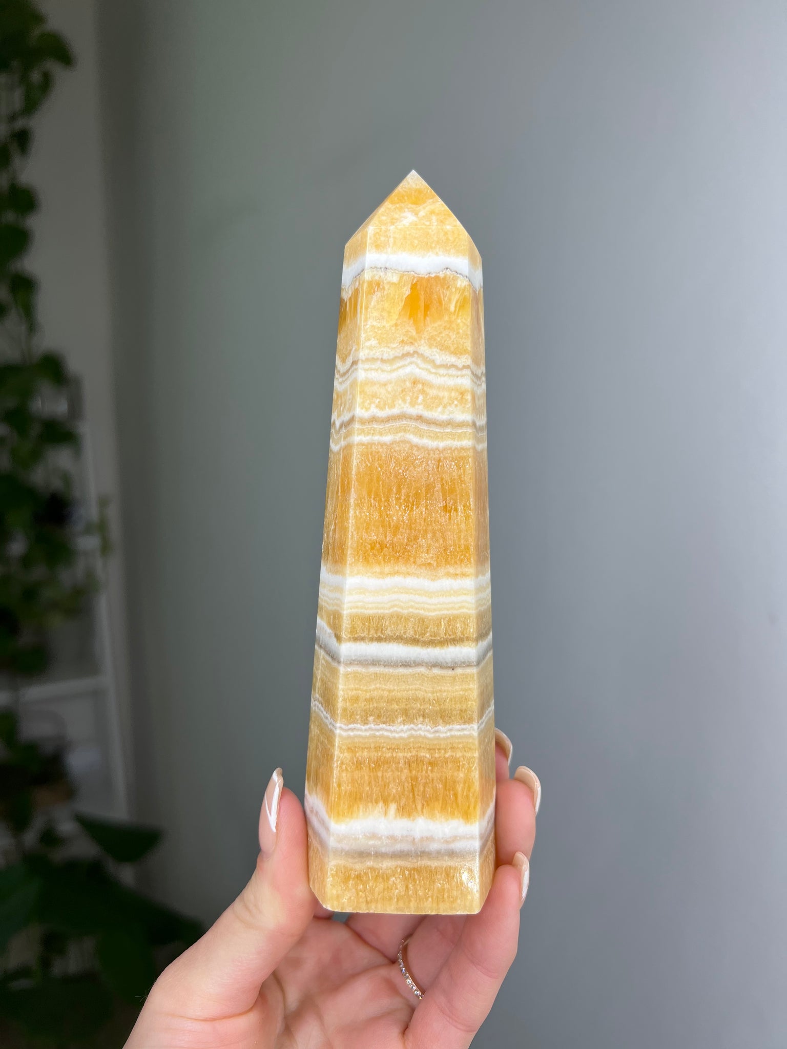 Natural Citrine Tower