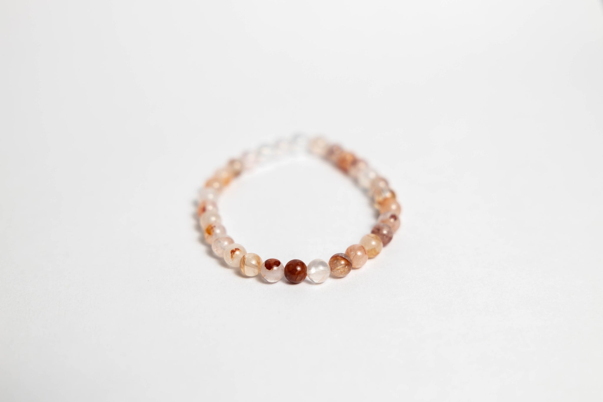 Fire Quartz Bracelet - 6mm
