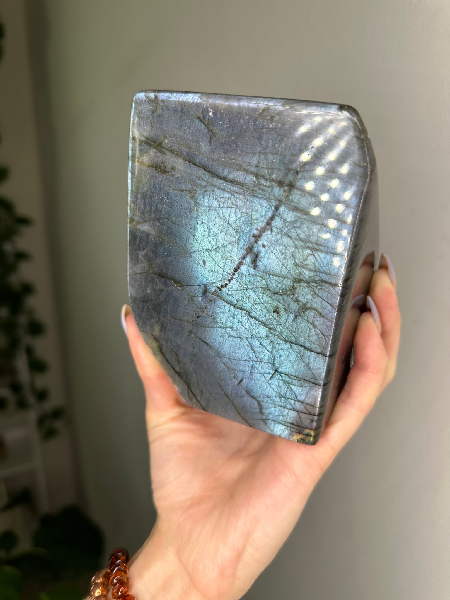 Silver Flash Labradorite Freeform