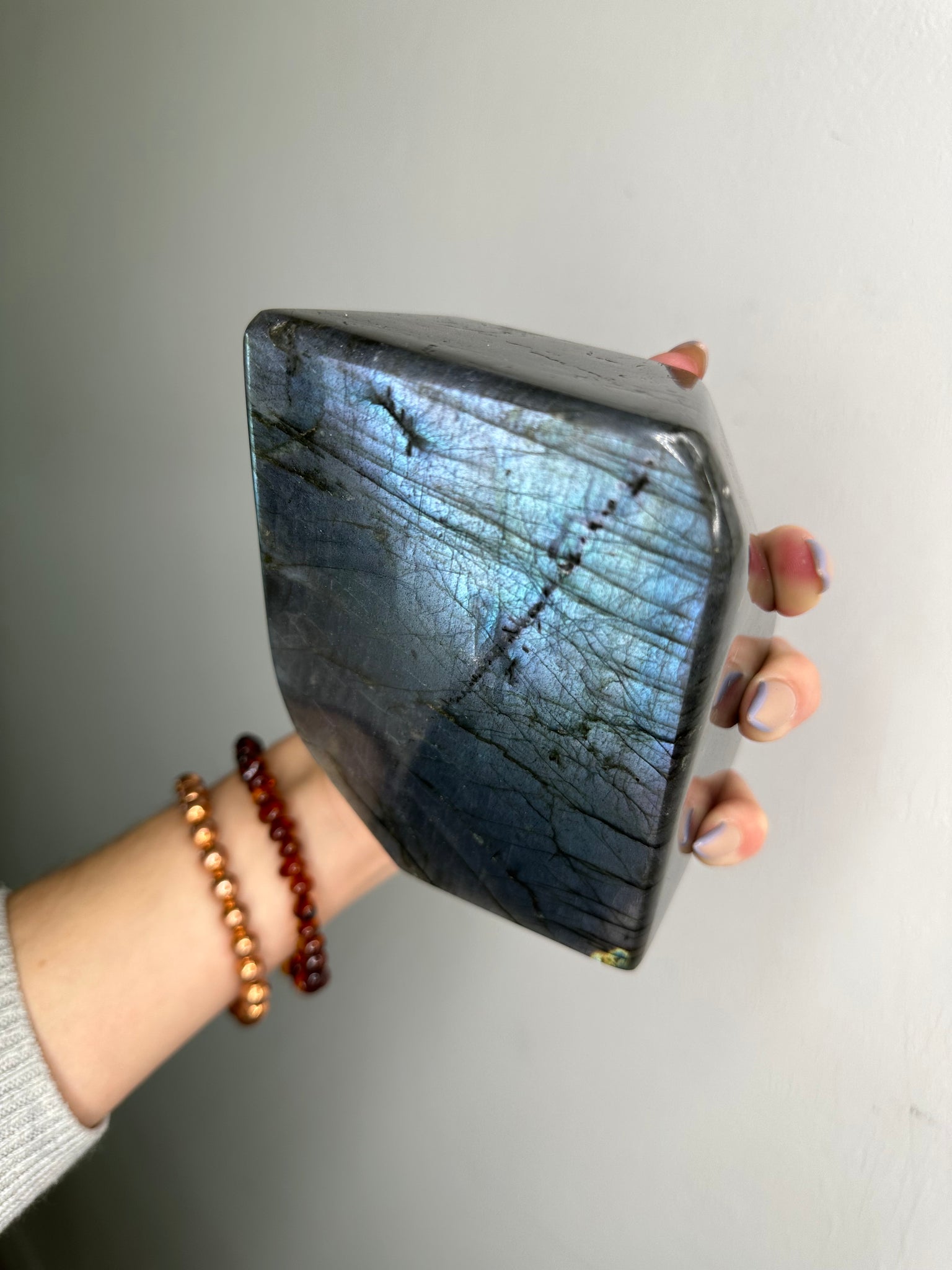Silver Flash Labradorite Freeform
