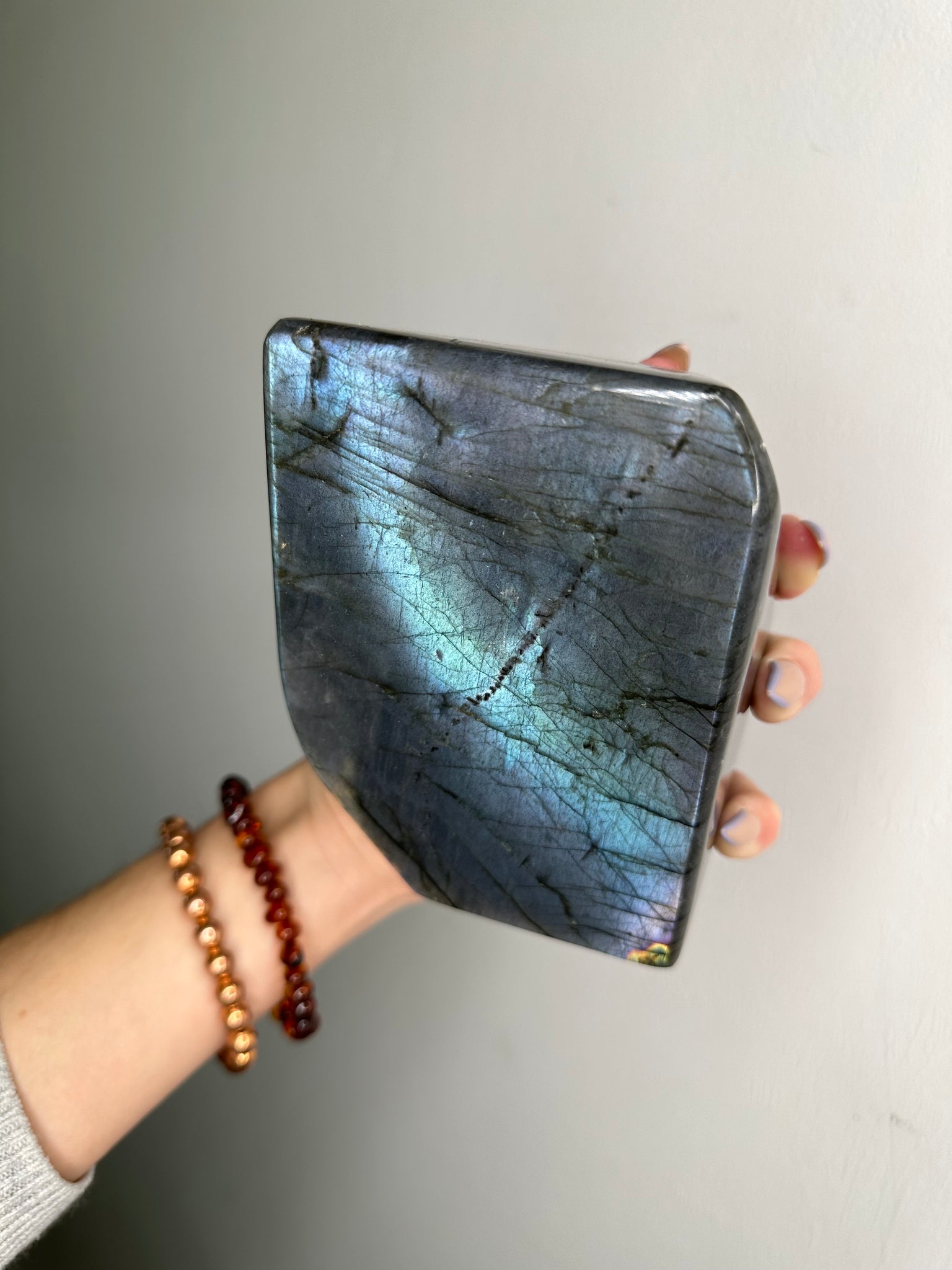 Silver Flash Labradorite Freeform