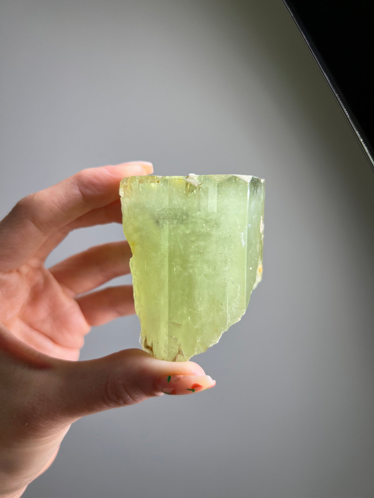 Green Beryl (Green Aquamarine) Specimen
