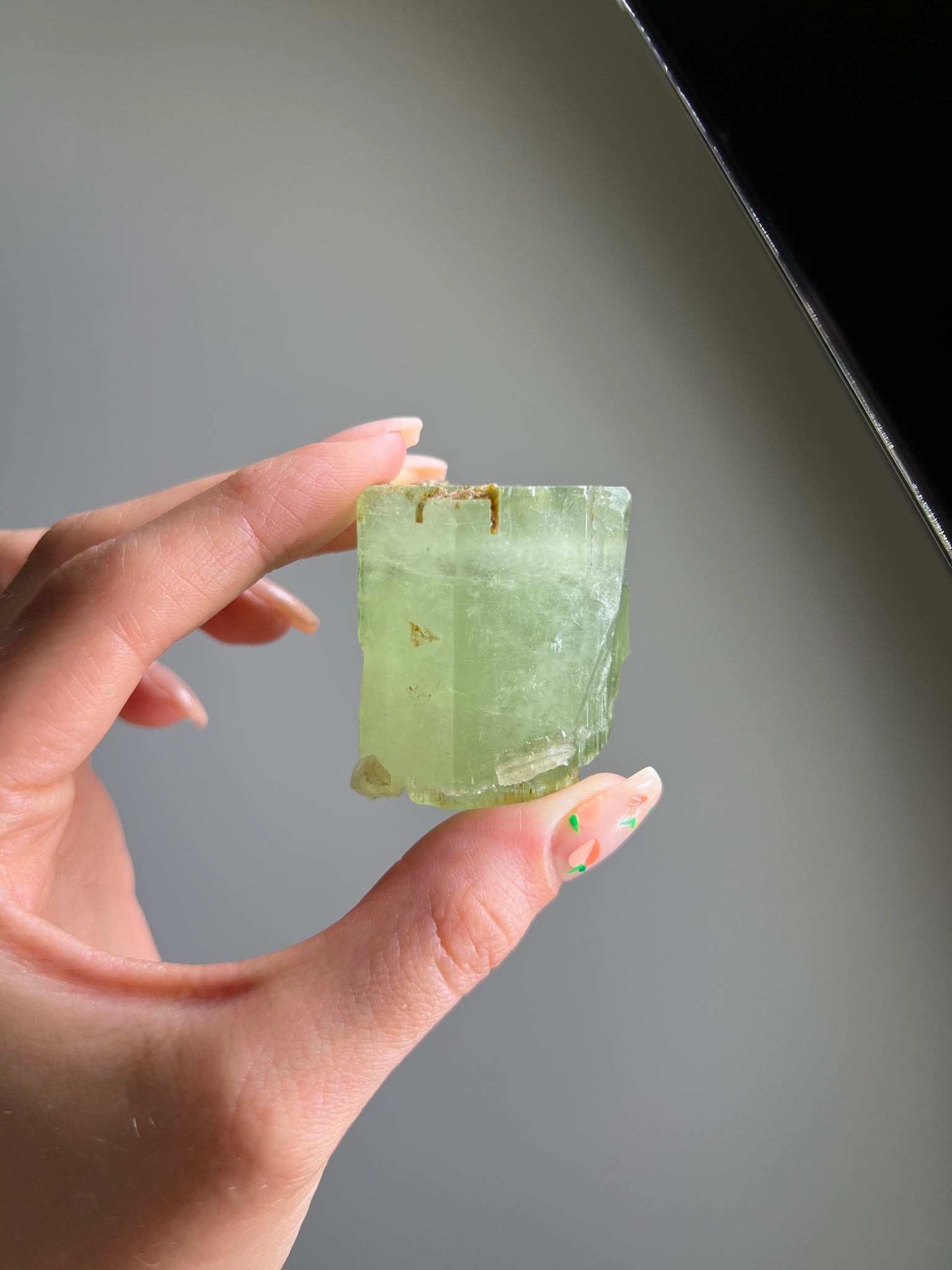 Green Beryl (Green Aquamarine) w/ Mica Specimen