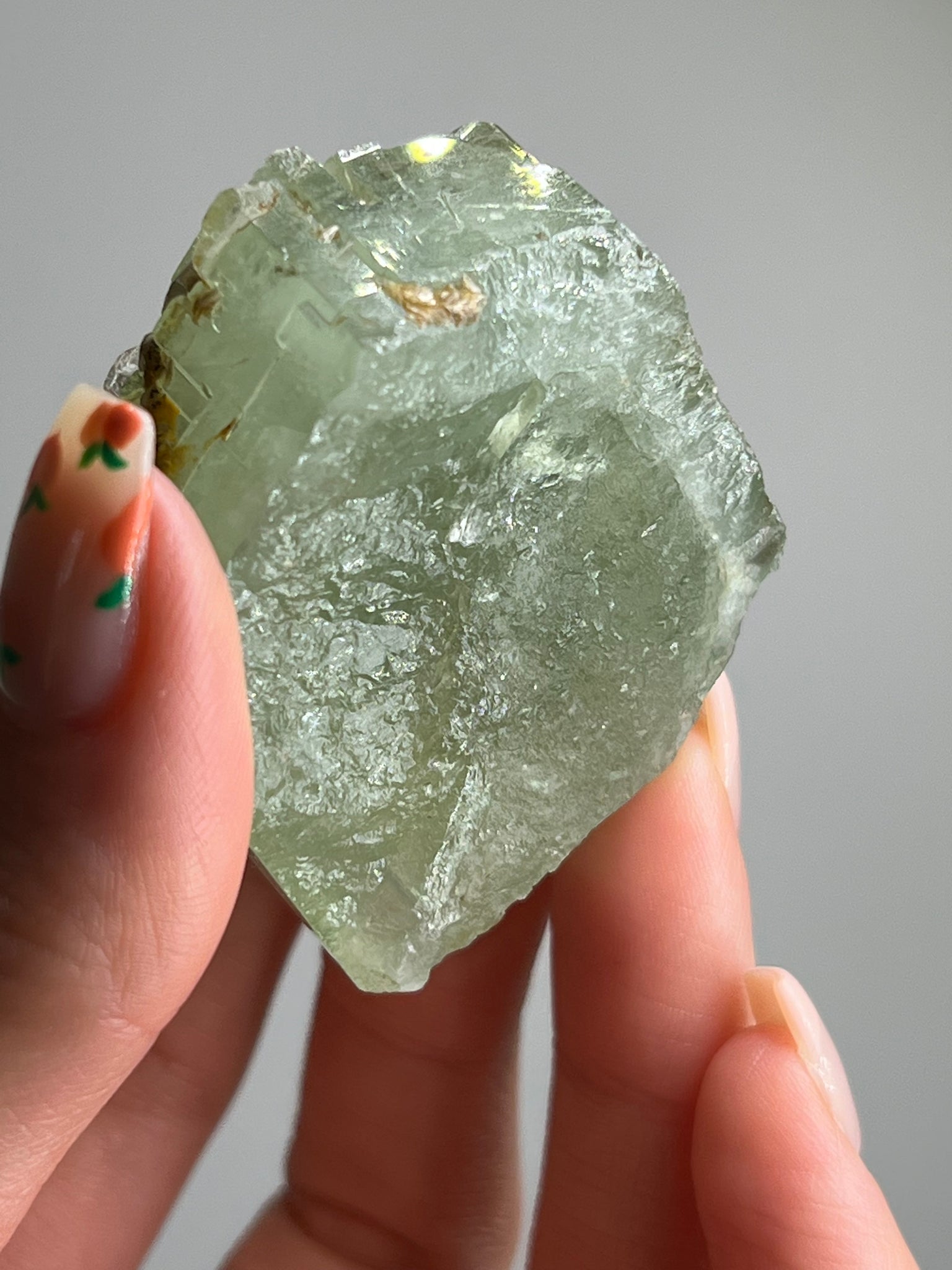 Green Beryl (Green Aquamarine) w/ Mica Specimen