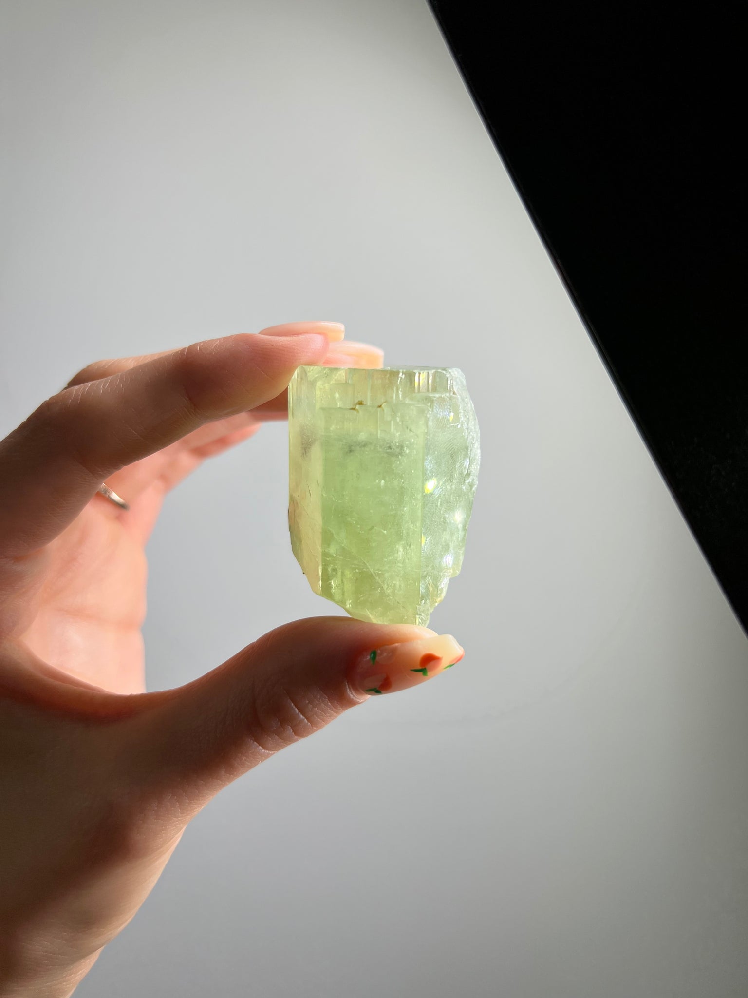 Green Beryl (Green Aquamarine) w/ Mica Specimen