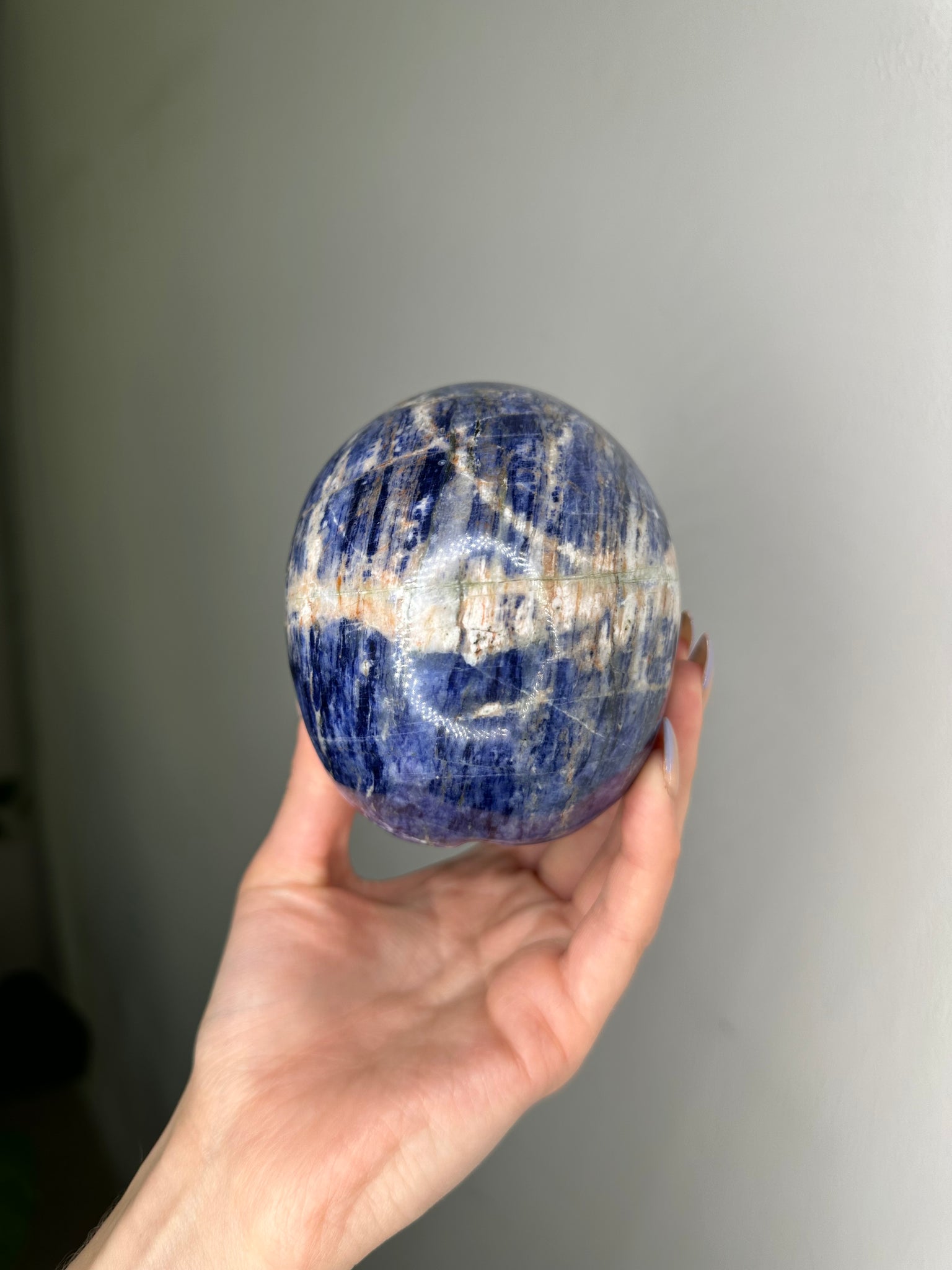 Sodalite Skull