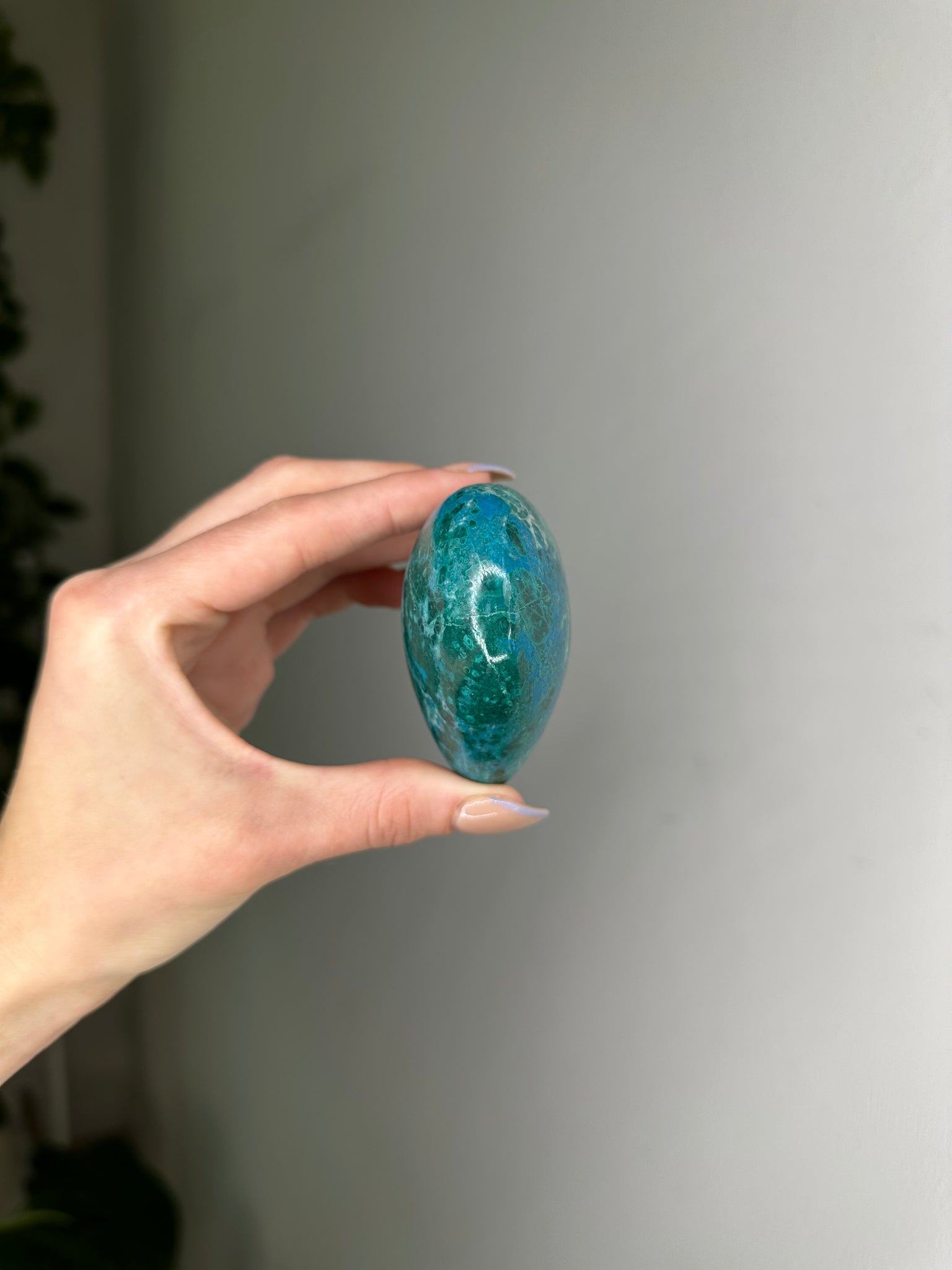 Chrysocolla Heart