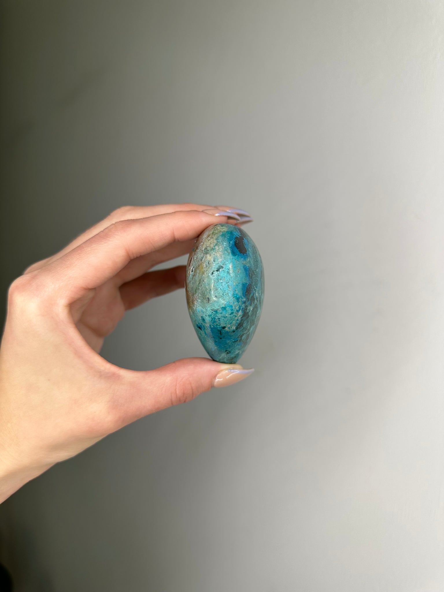 Chrysocolla Heart