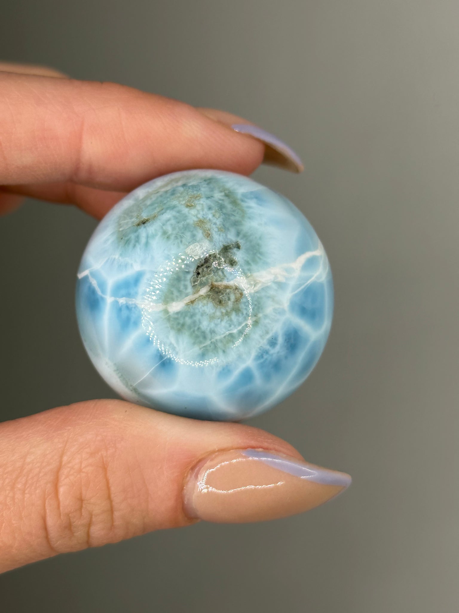Larimar Sphere