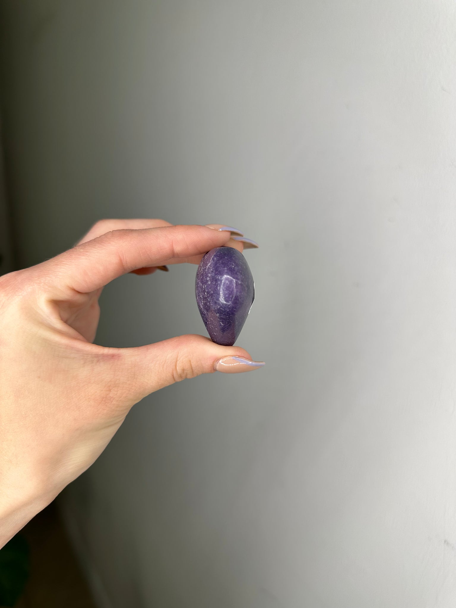Lepidolite Heart