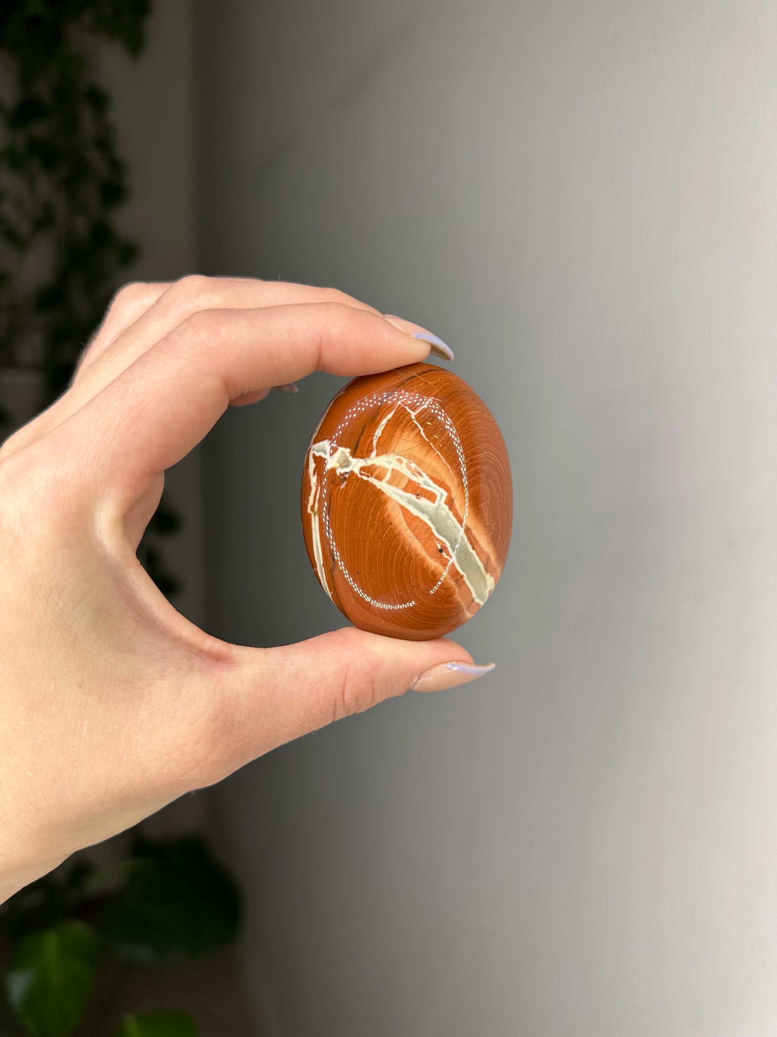 Red Jasper Palmstone