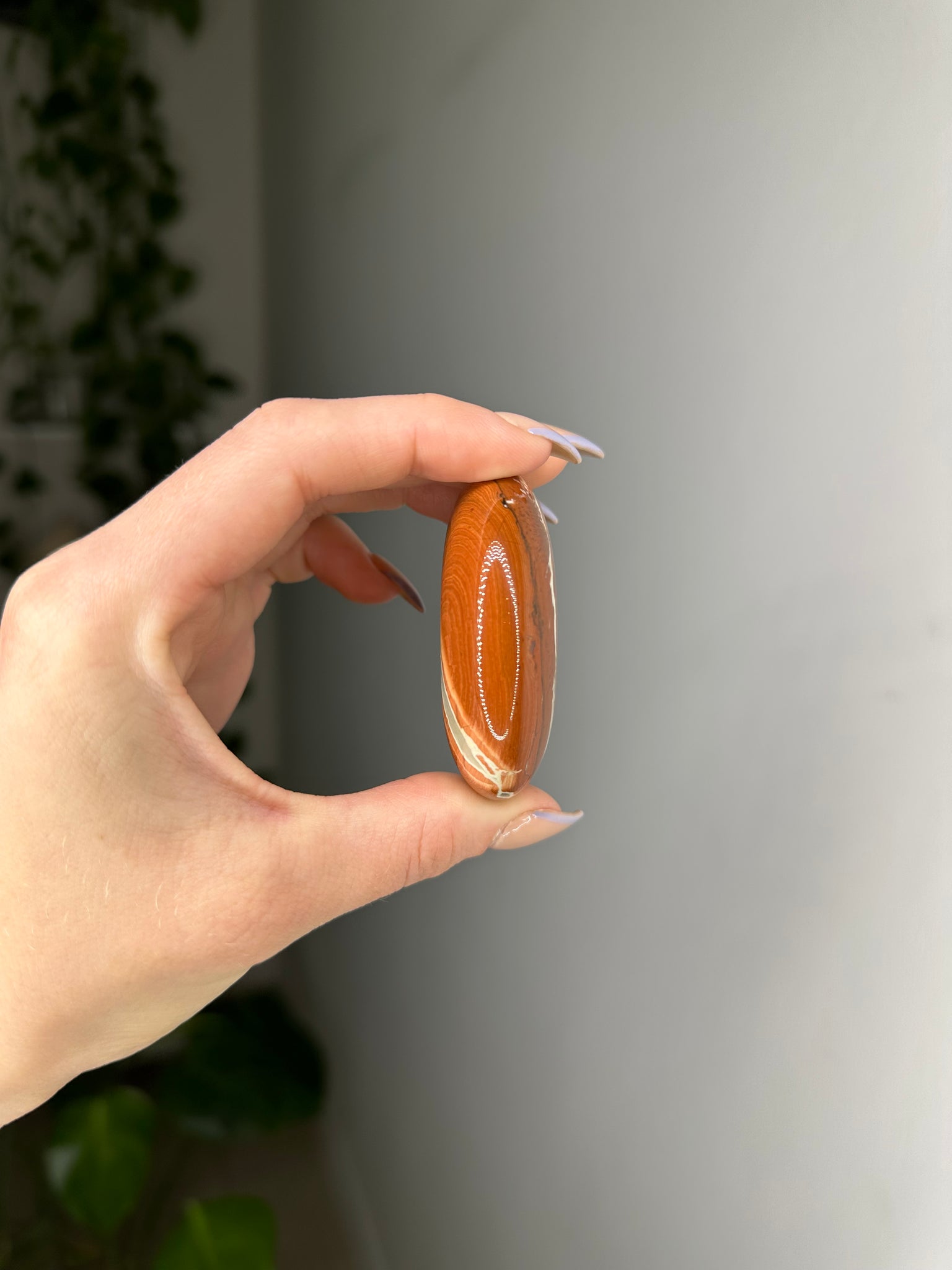 Red Jasper Palmstone