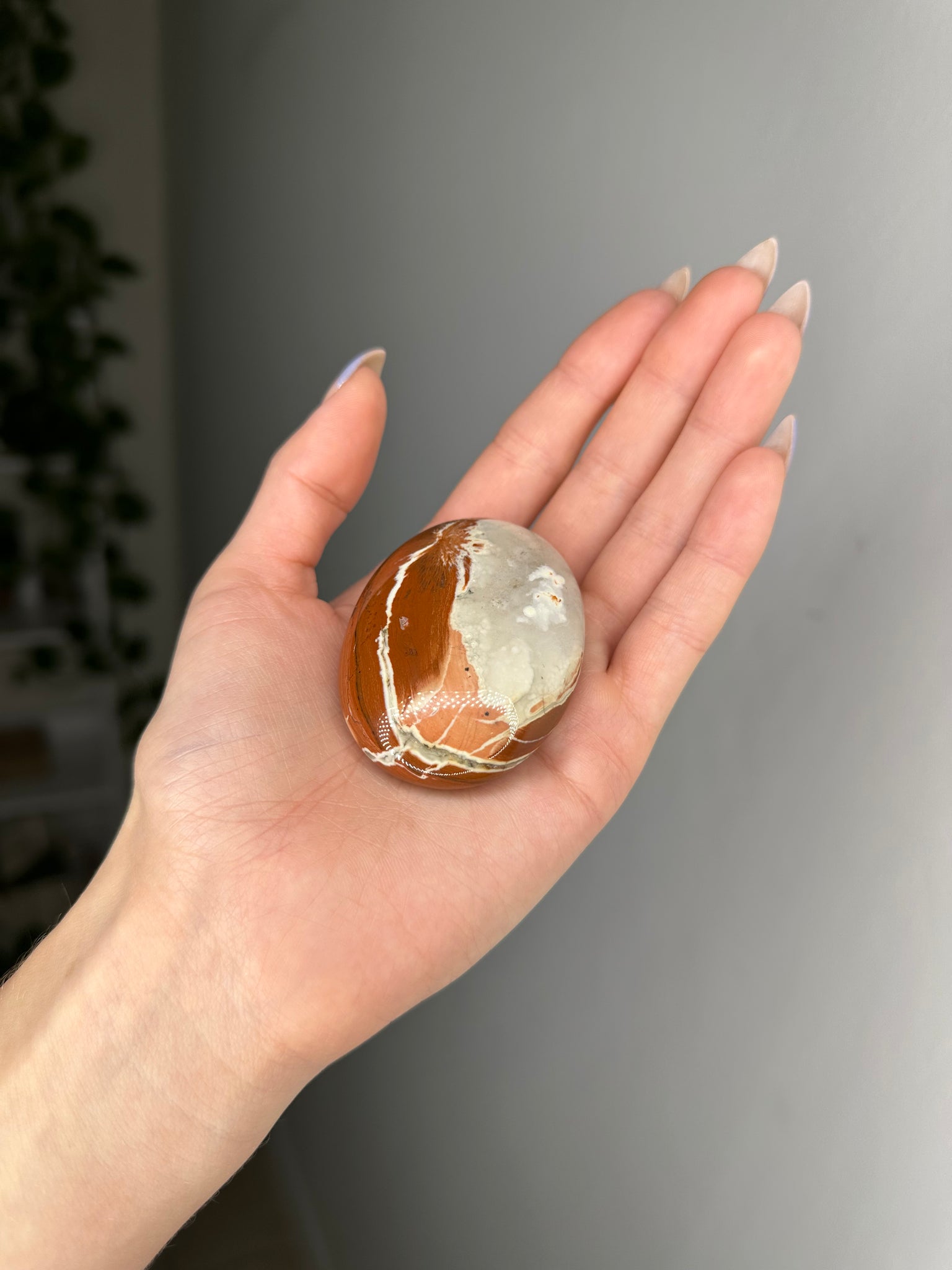 Red Jasper Palmstone