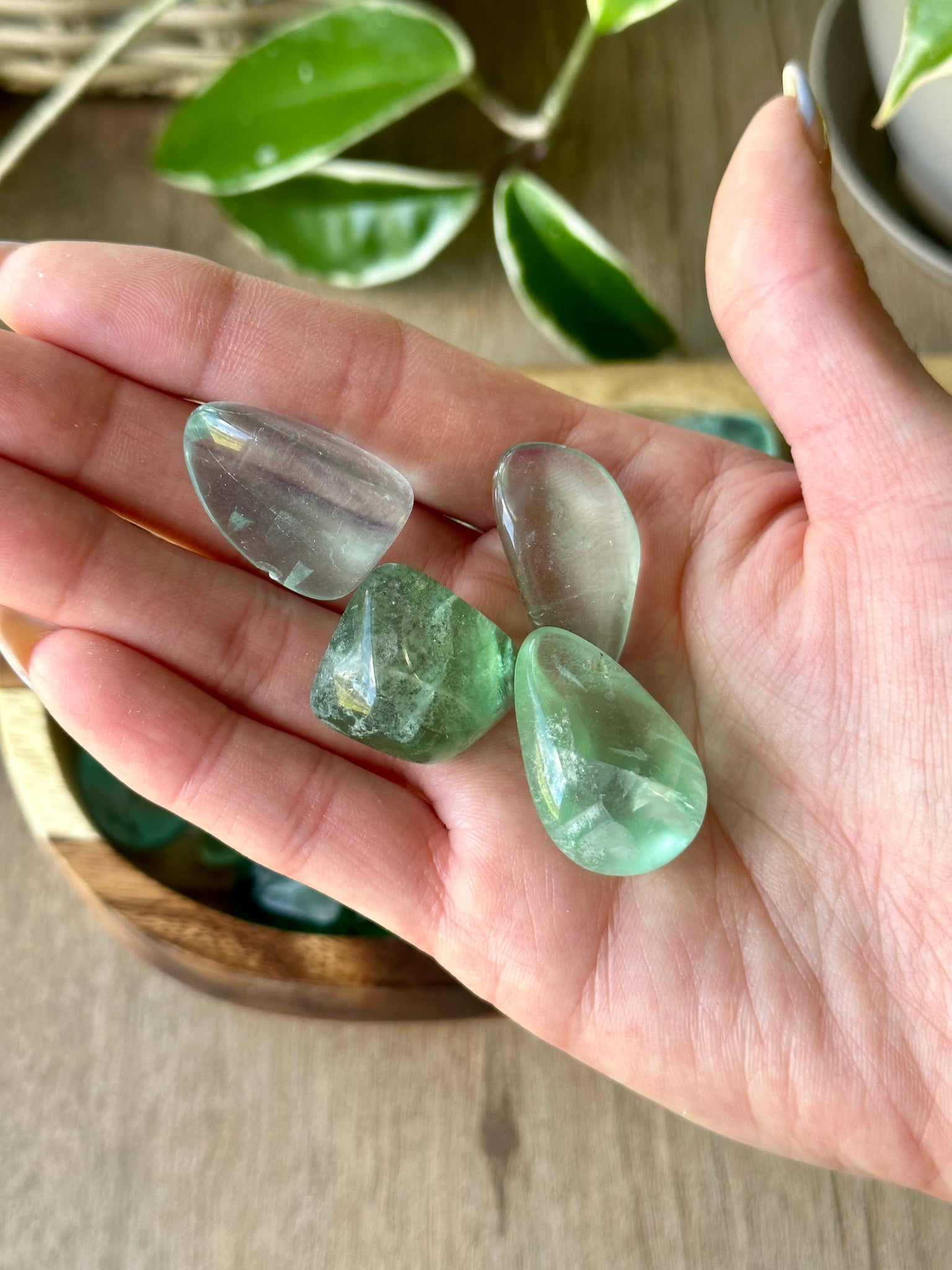 Green Fluorite Tumble